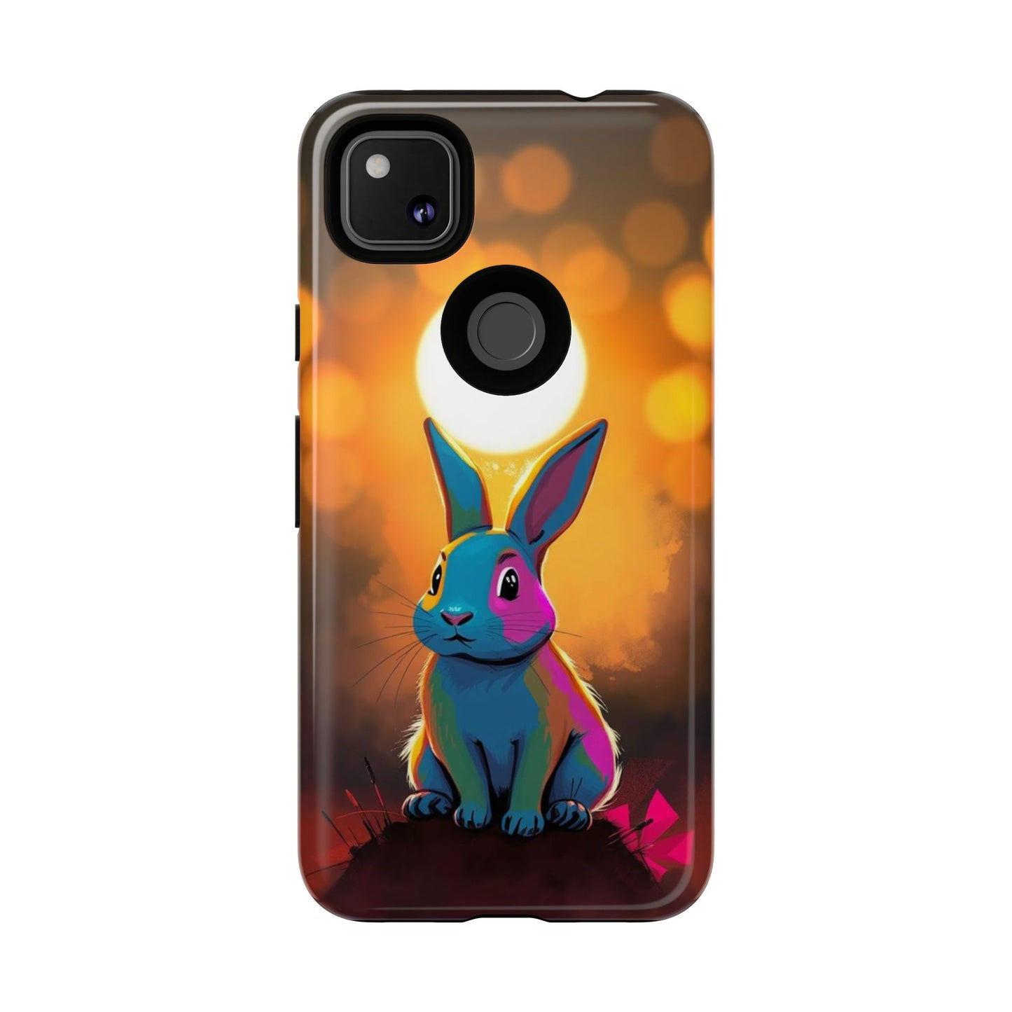 Pop Art Rabbit Design Phone Case