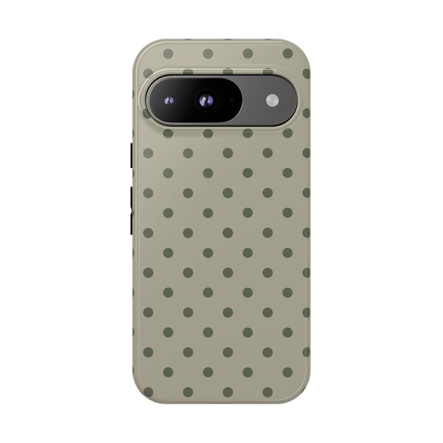 Green & Dark Green Dot Pattern Phone Case
