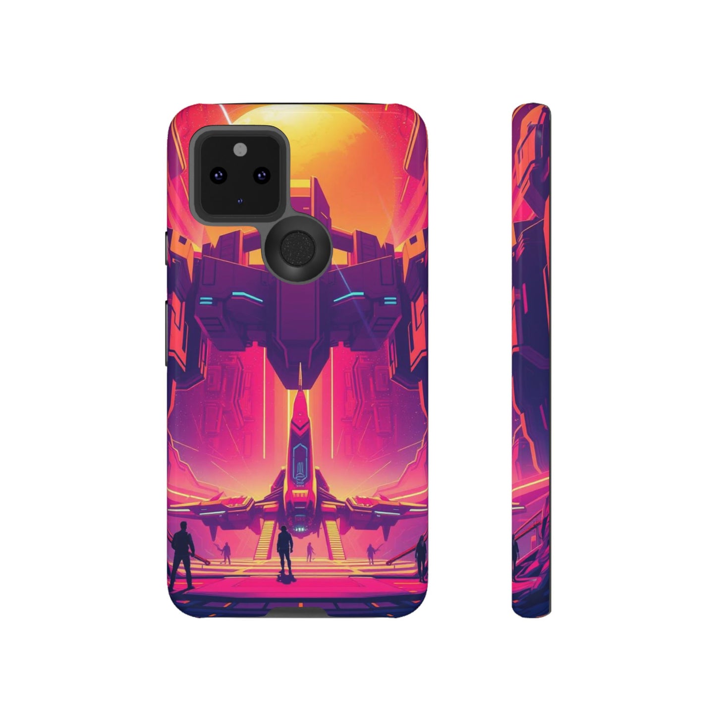 Alien Landing Pad Design Phone Case