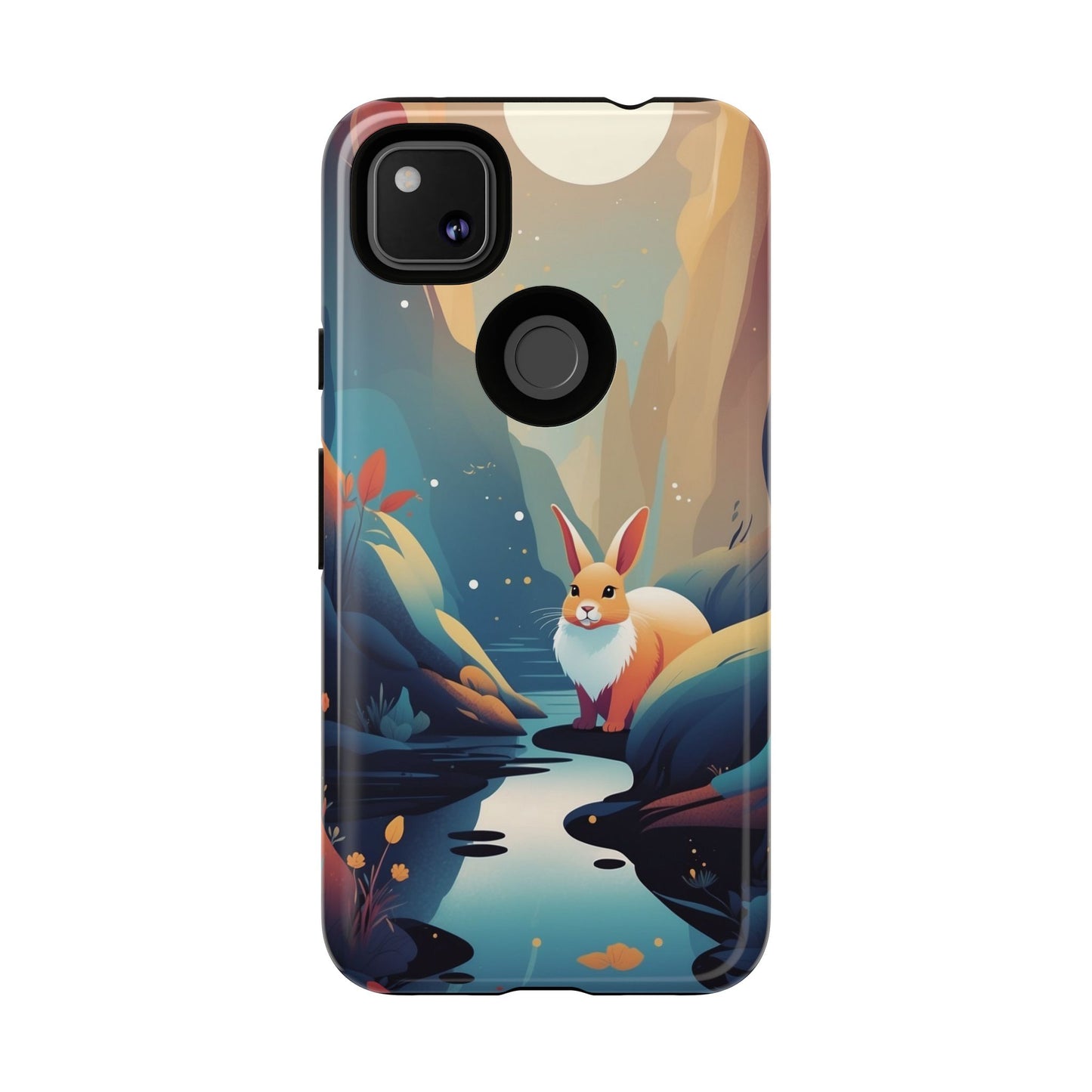 Stylised Rabbit Design Phone Case