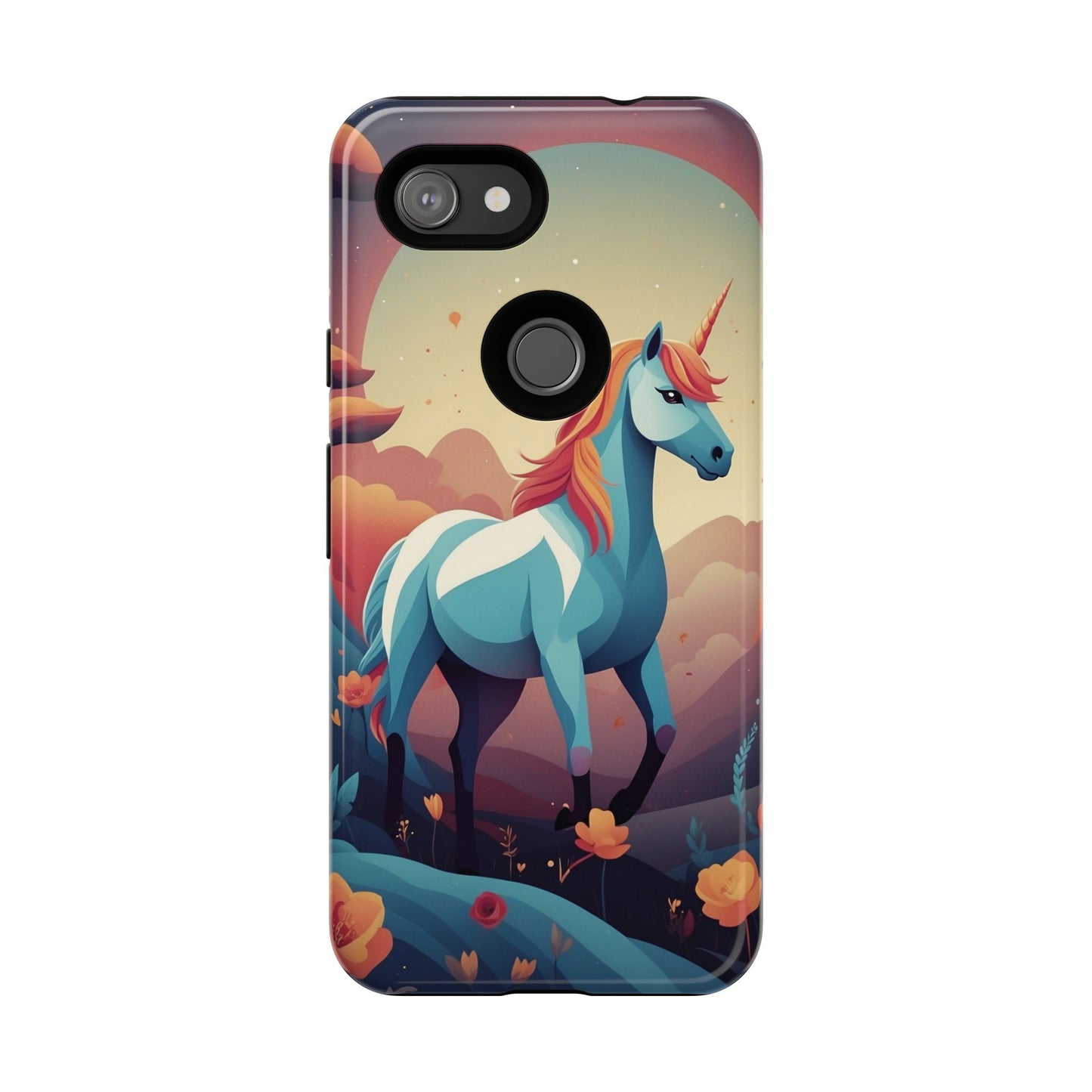 Stylised Unicorn Design Phone Case