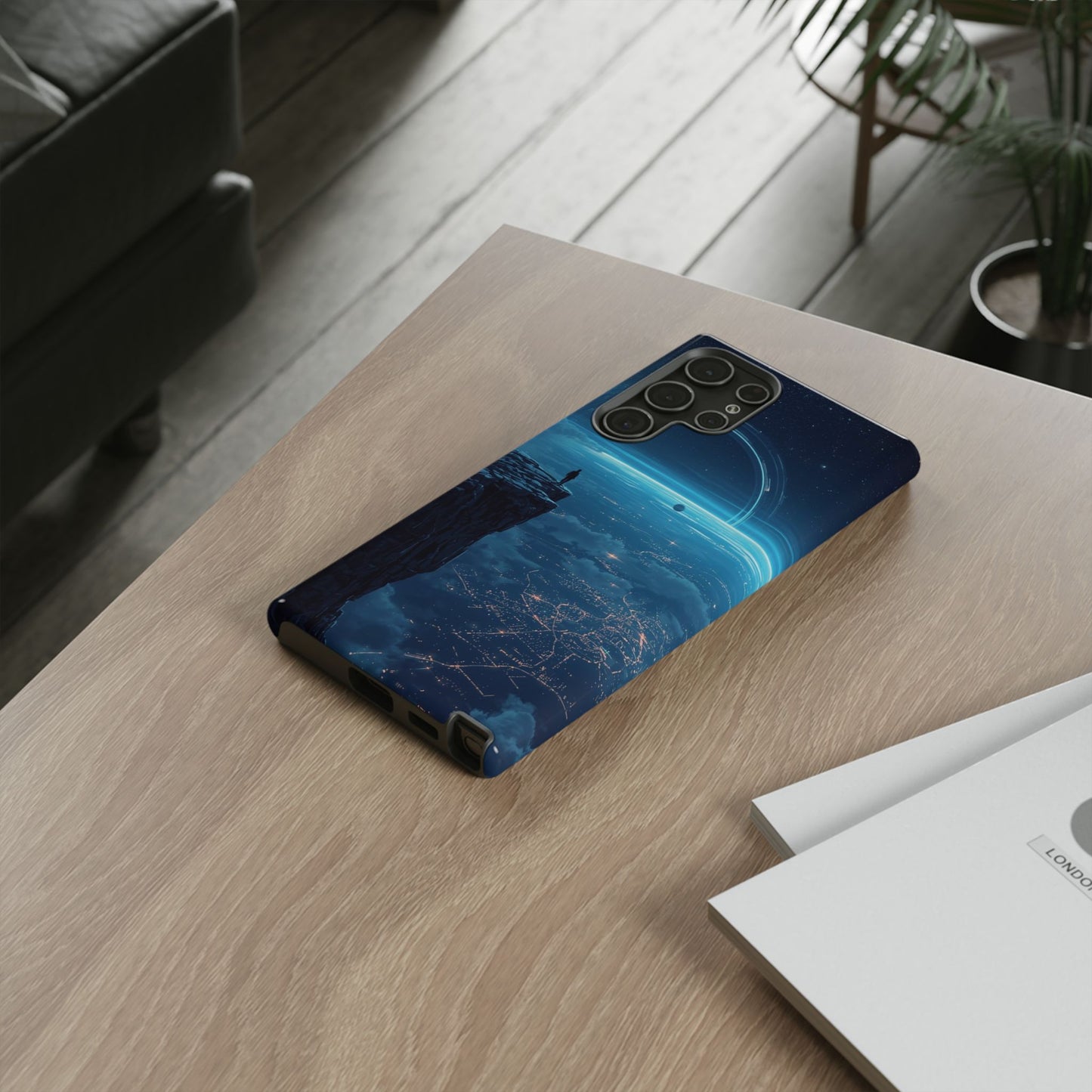 Phone Case - Orbital Ring Horizon Sci-fi Phone Case