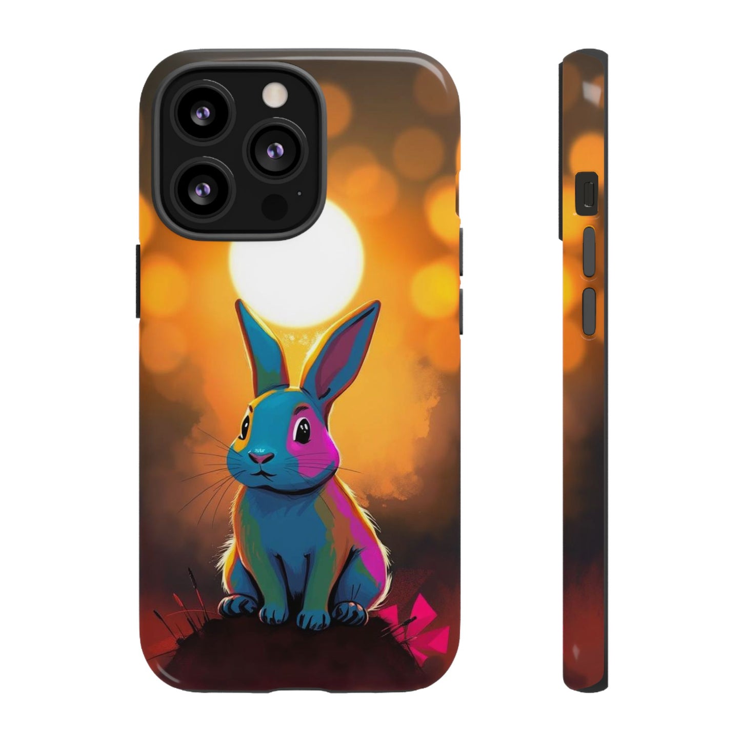 Pop Art Rabbit Design Phone Case