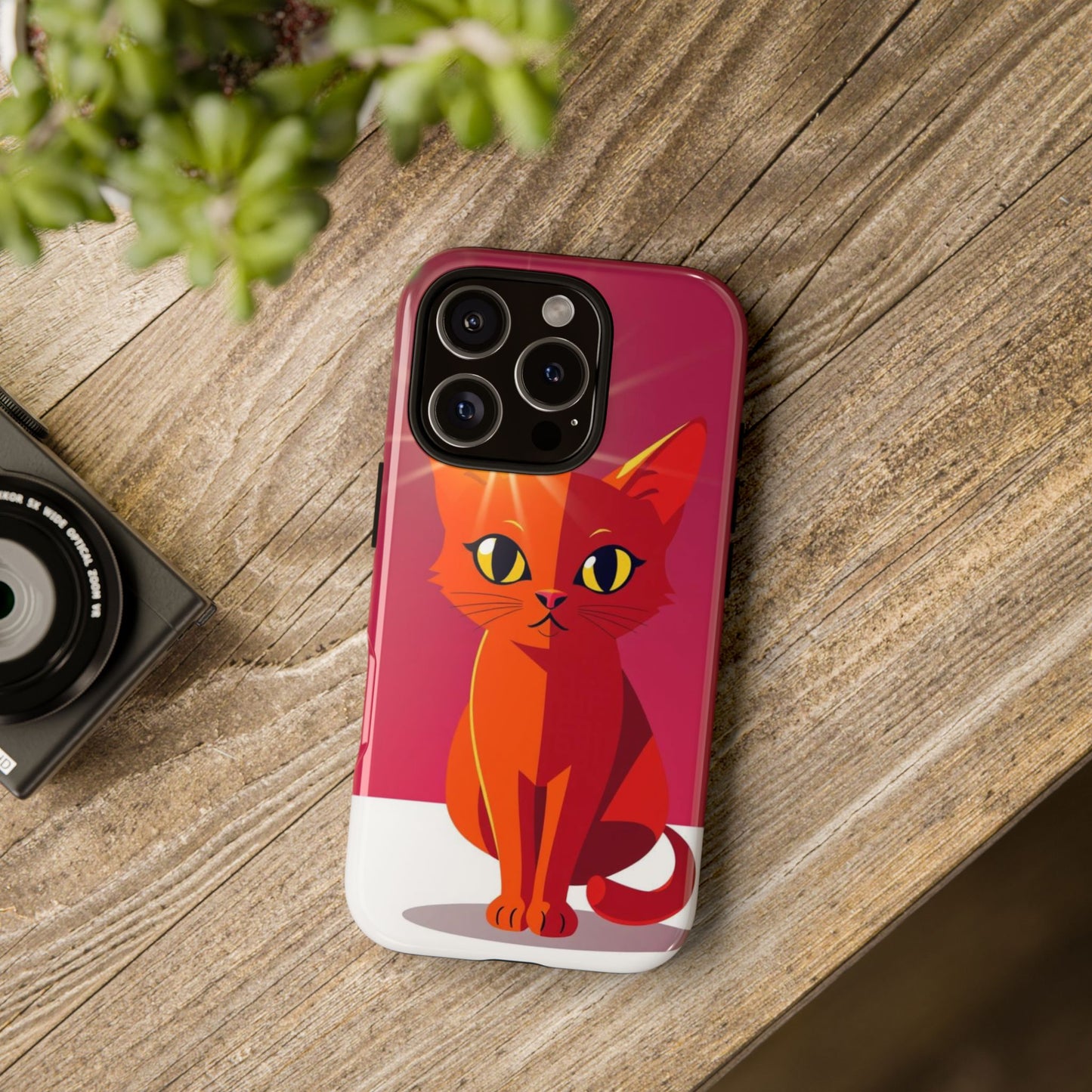 Phone Case - Flashing Cat Design Phone Case
