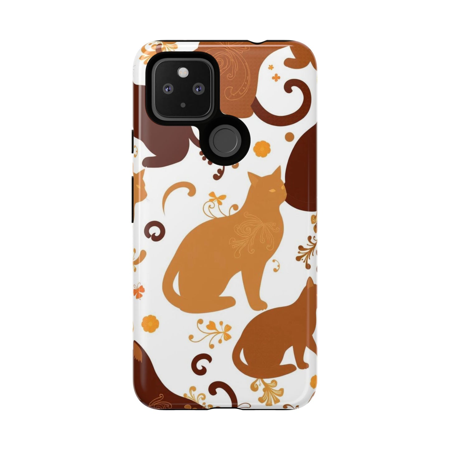 Abstract Cat Pattern Phone Case