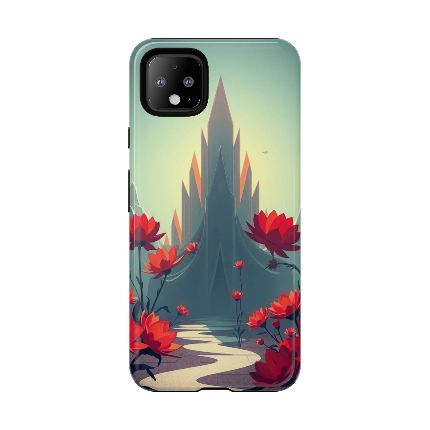 Gothic Alien Garden Design Phone Case