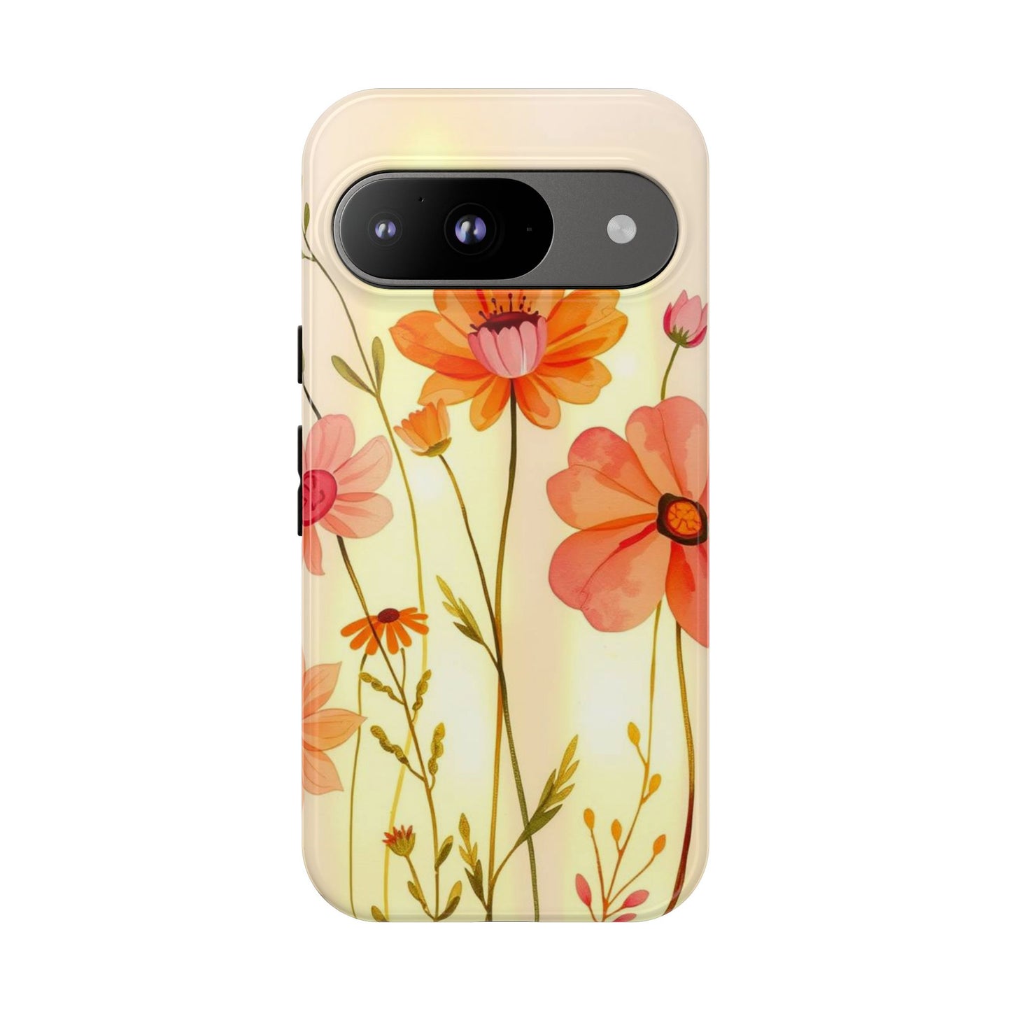 Watercolour Bunch of Wildflowers Design Phone Case