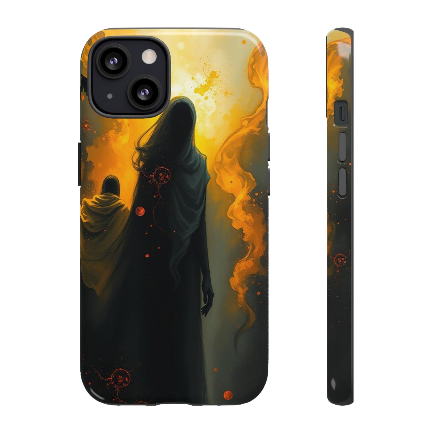 Acrylic Gothic Myterious Figures Phone Case
