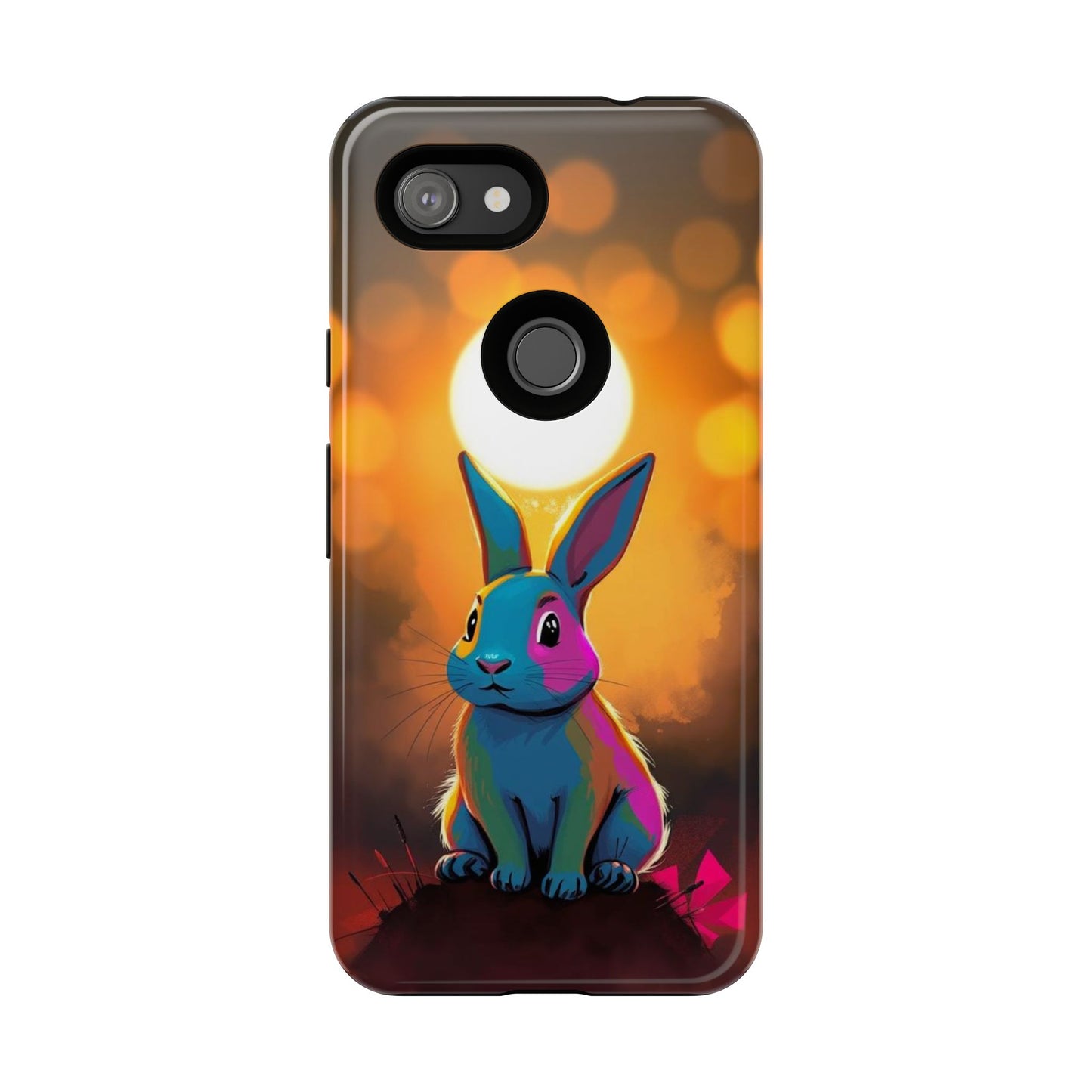 Pop Art Rabbit Design Phone Case
