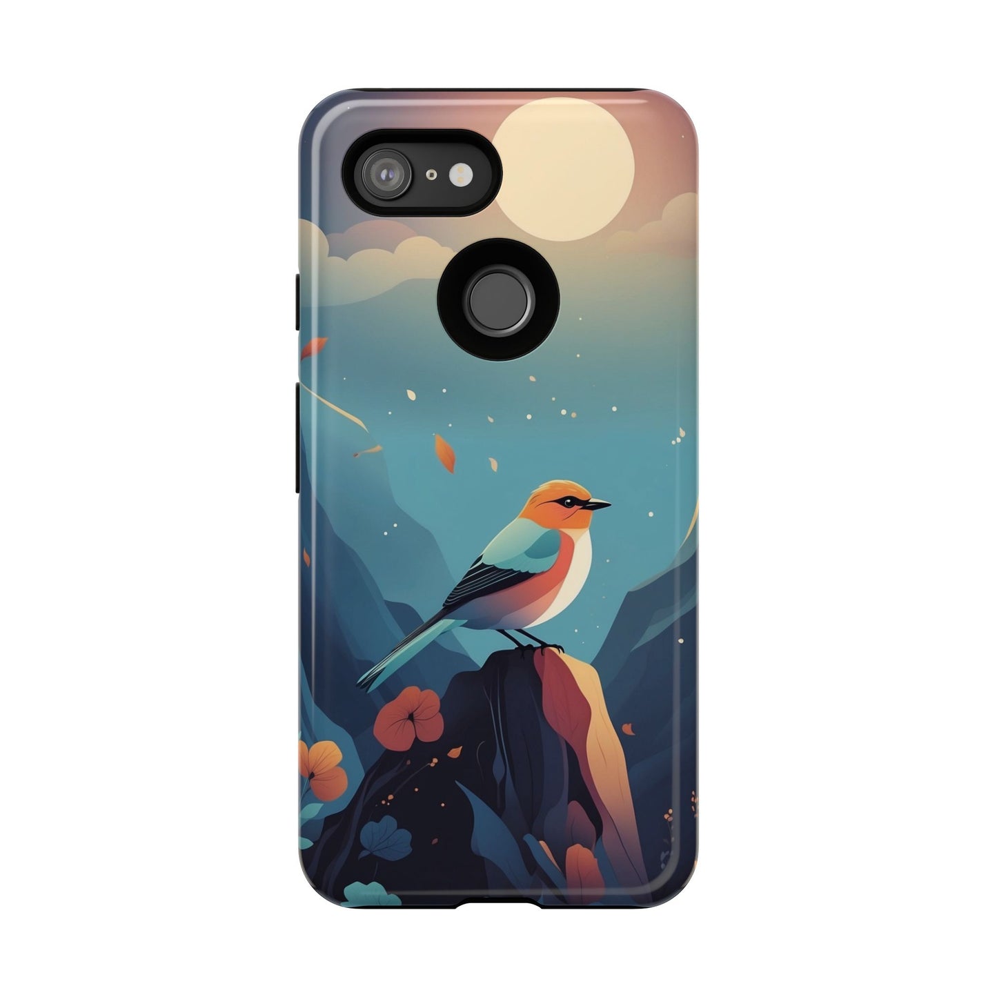 Stylised Bird Design Phone Case