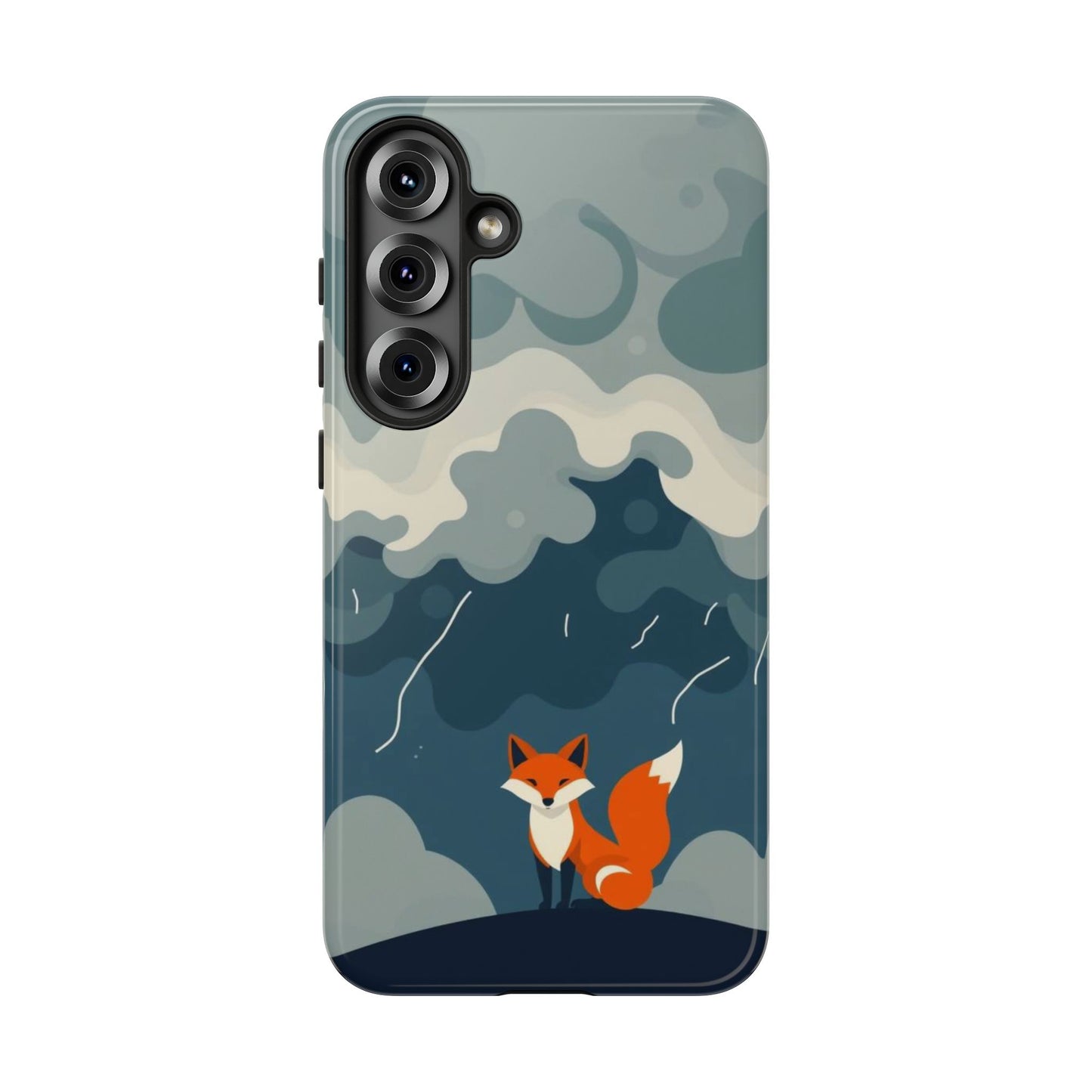Stormy Fox Design Phone Case