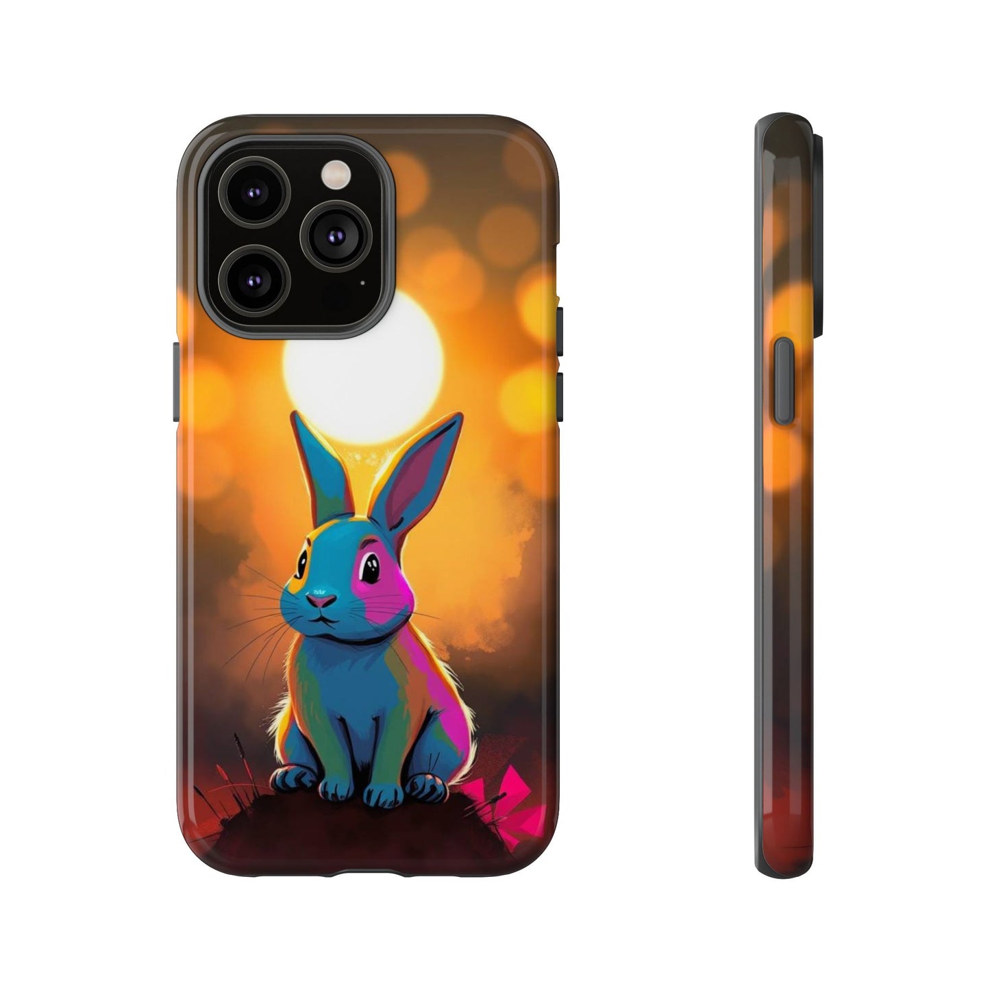 Pop Art Rabbit Design Phone Case