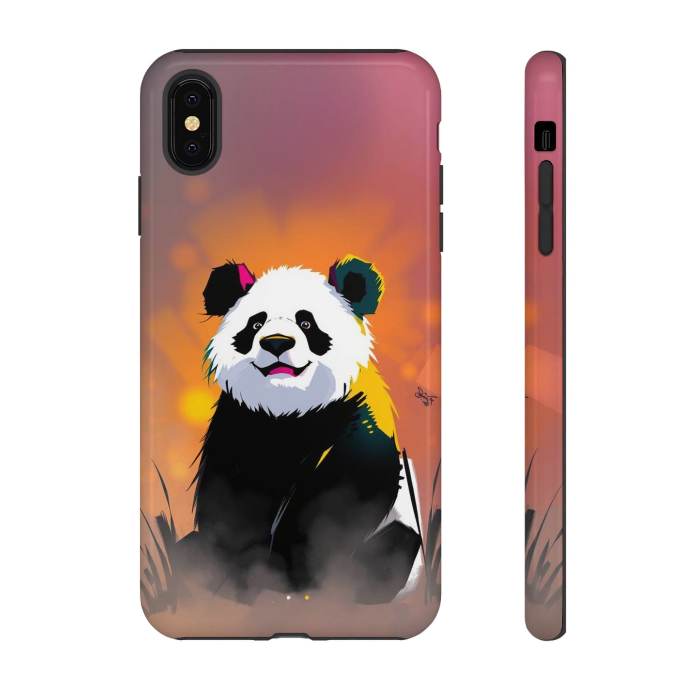Pop Art Panda Design Phone Case