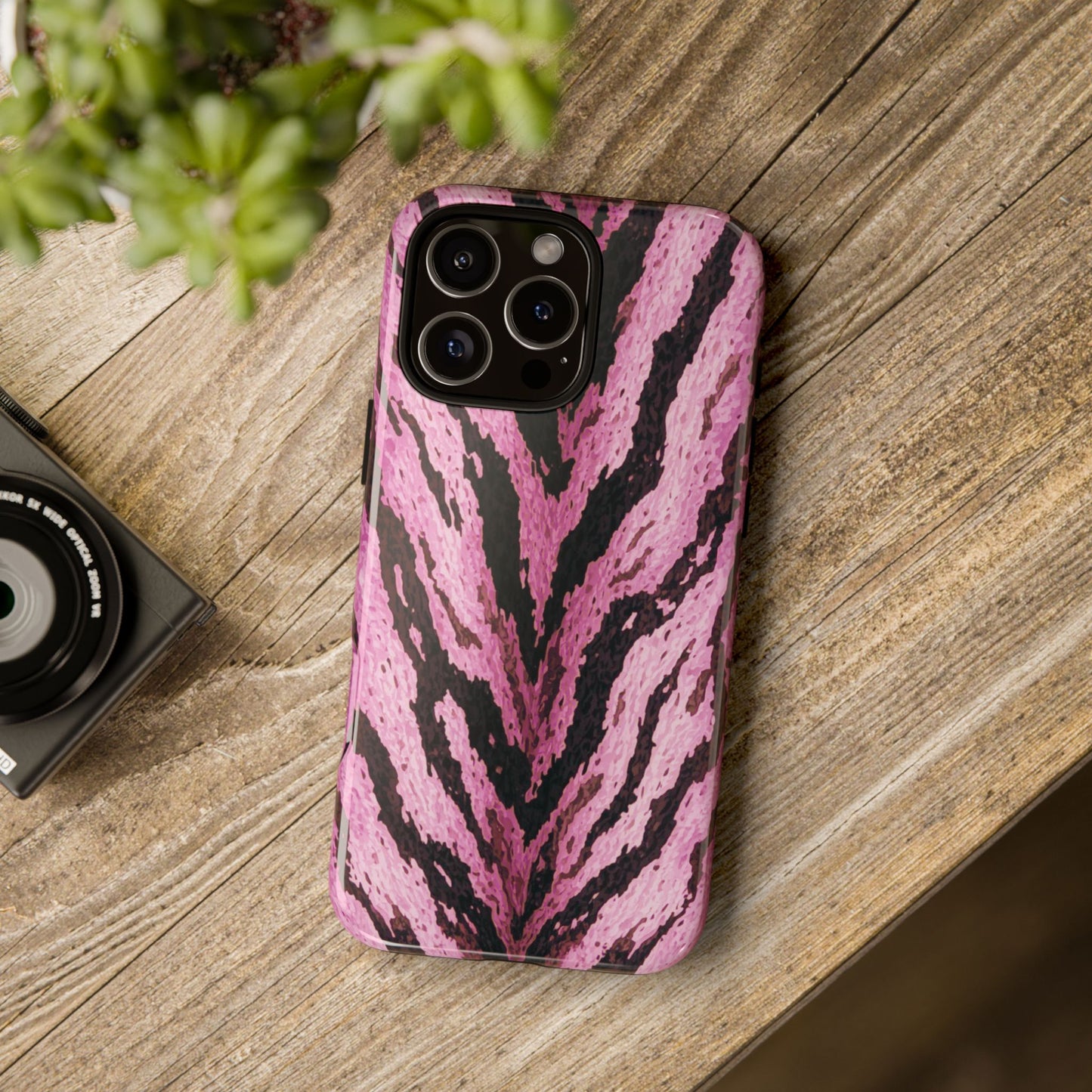 Electric Tiger Print Phone Case