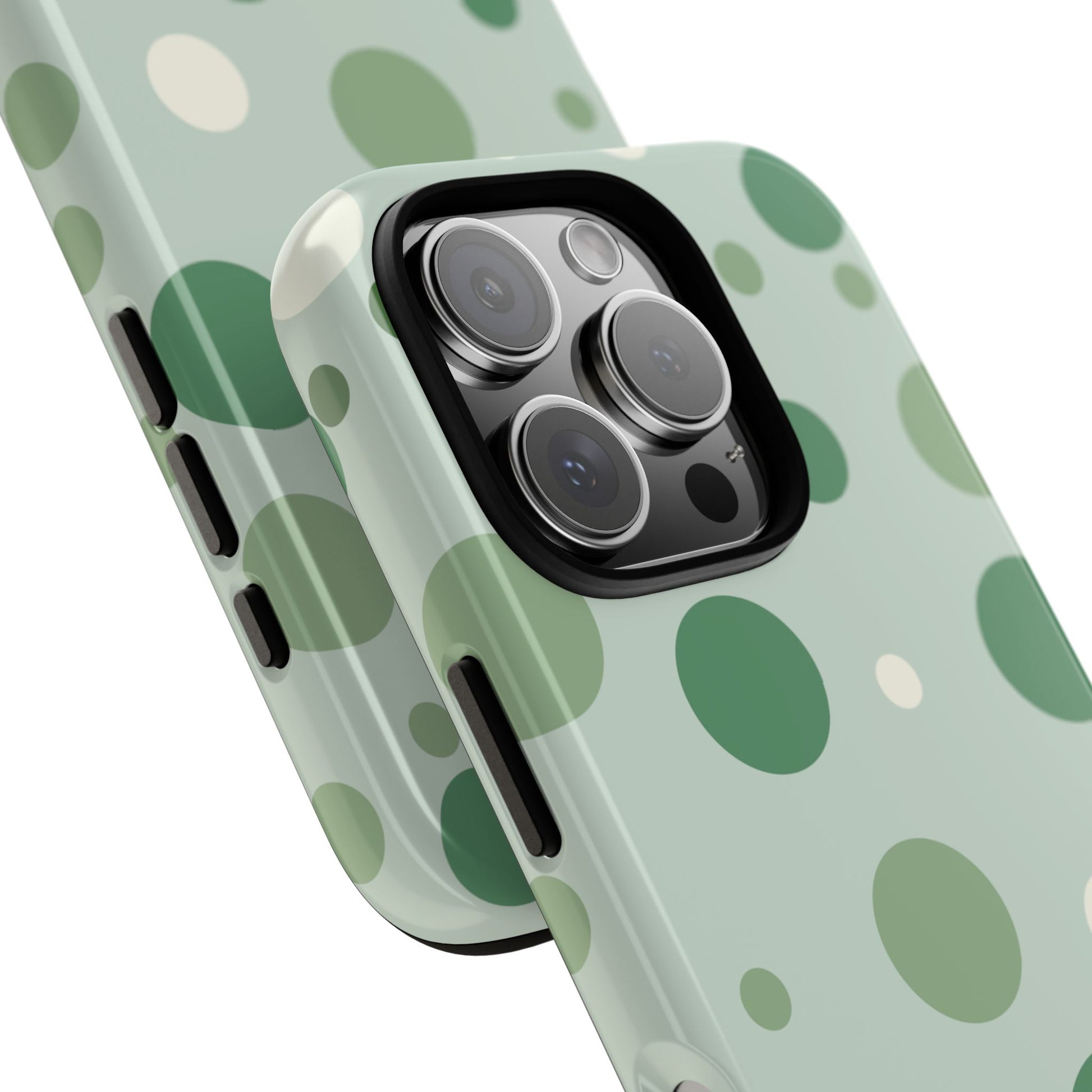 Phone Case - ’Bold Green Dot Pattern’ Phone Case