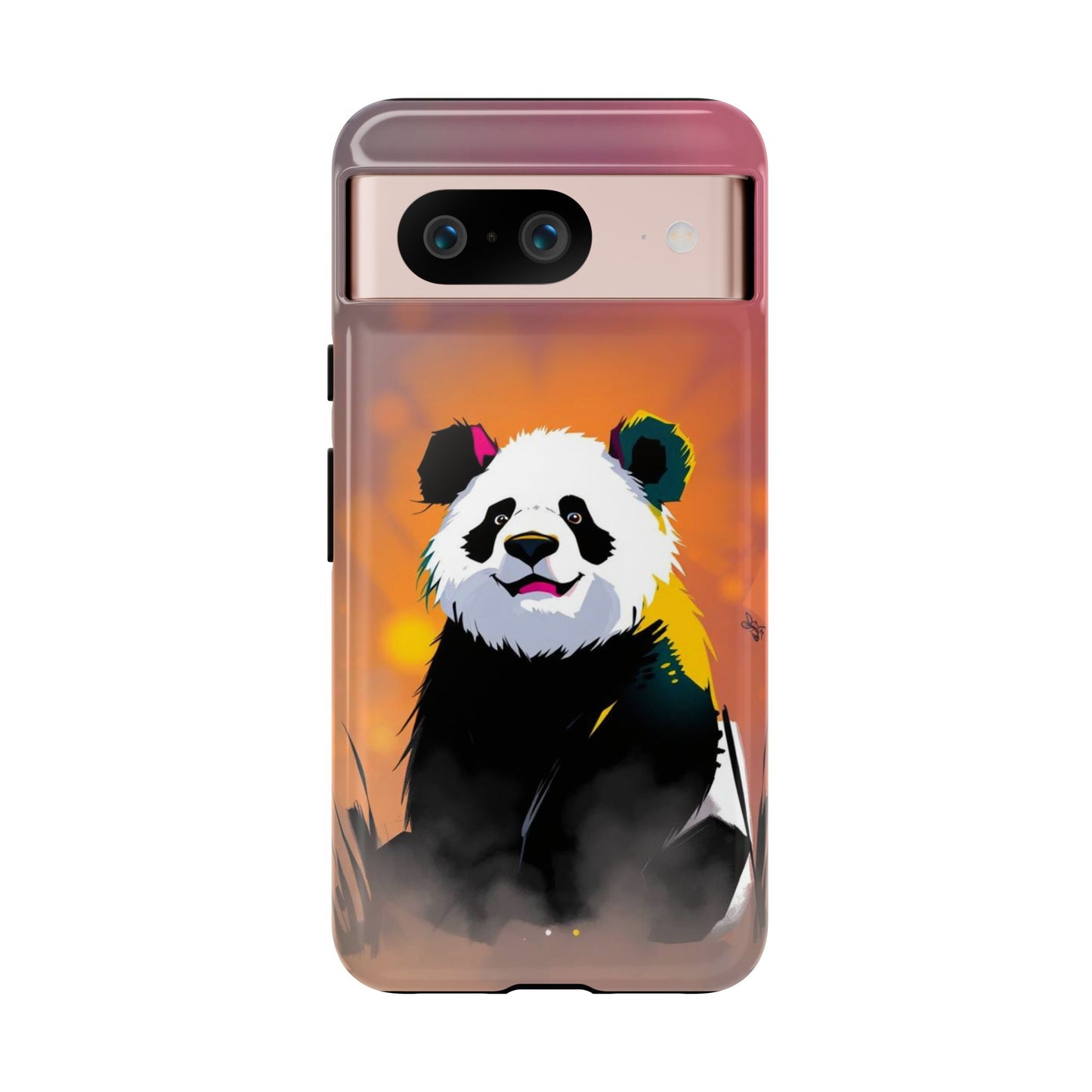 Pop Art Panda Design Phone Case