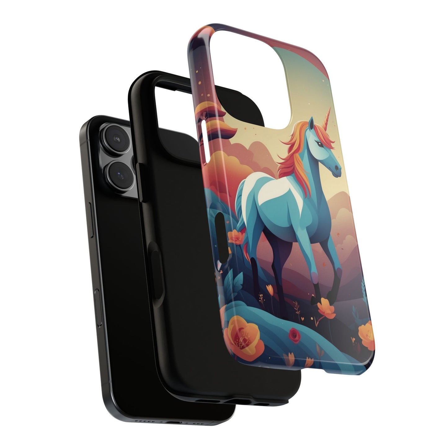 Stylised Unicorn Design Phone Case