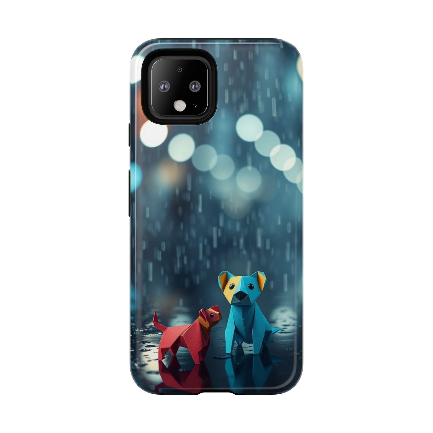 Origami 'Wee Pals' Design Phone Case