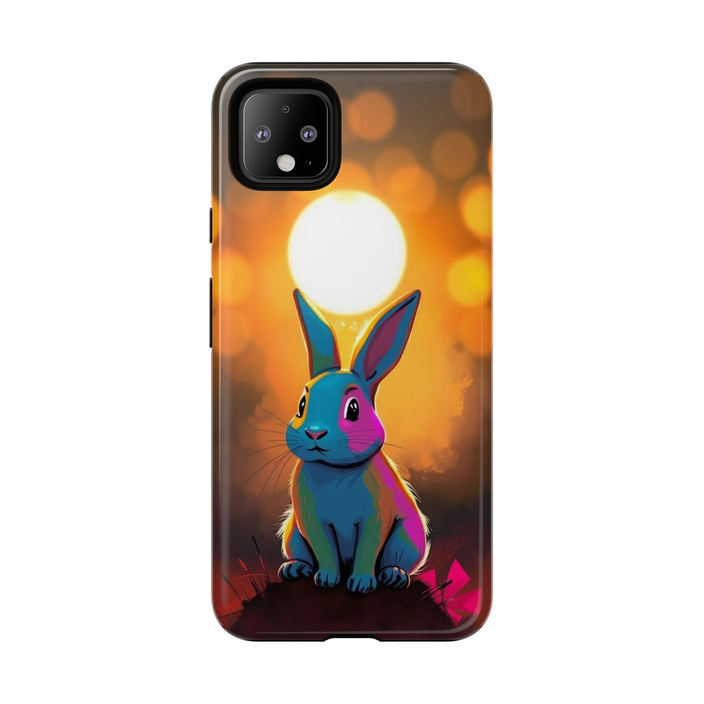 Pop Art Rabbit Design Phone Case