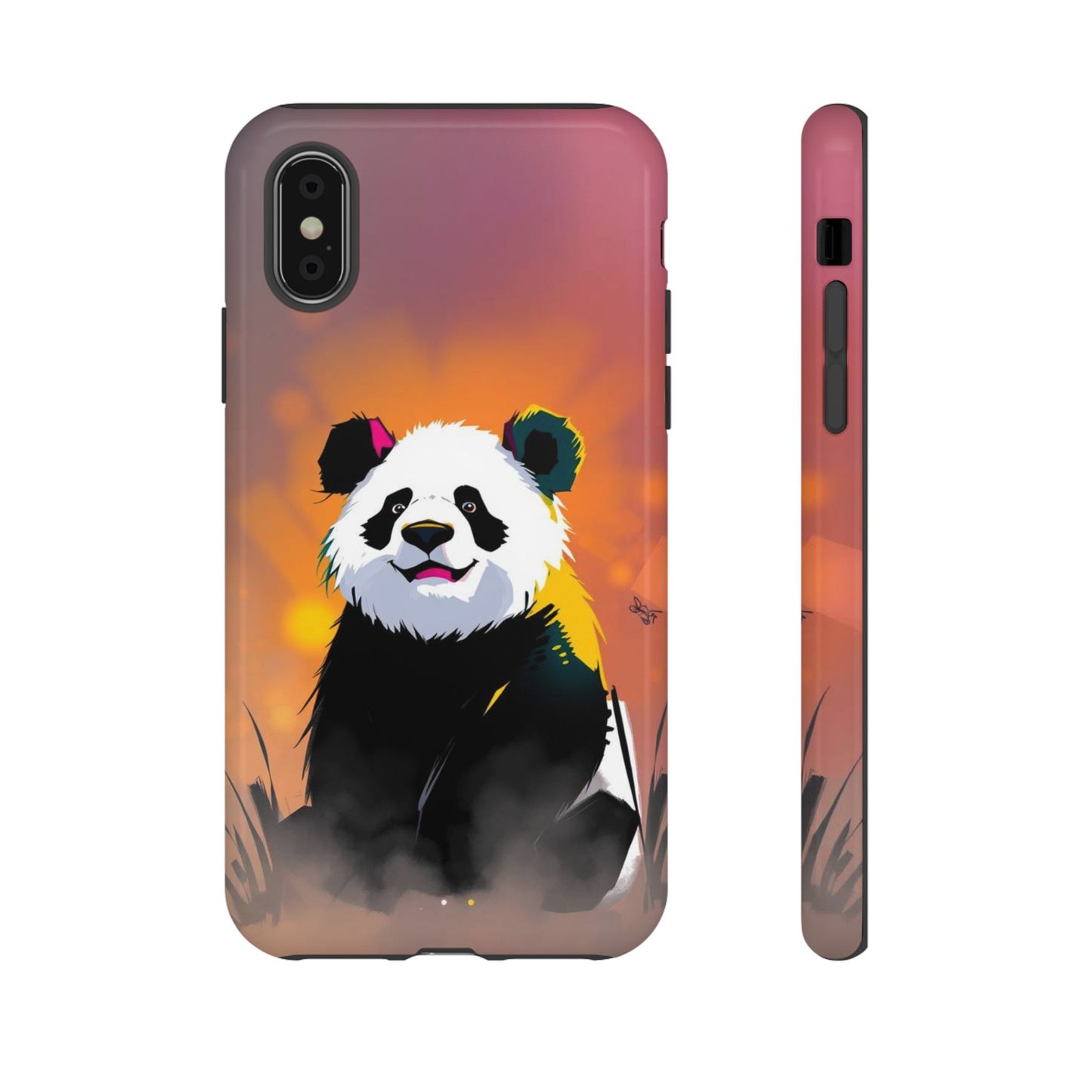 Pop Art Panda Design Phone Case
