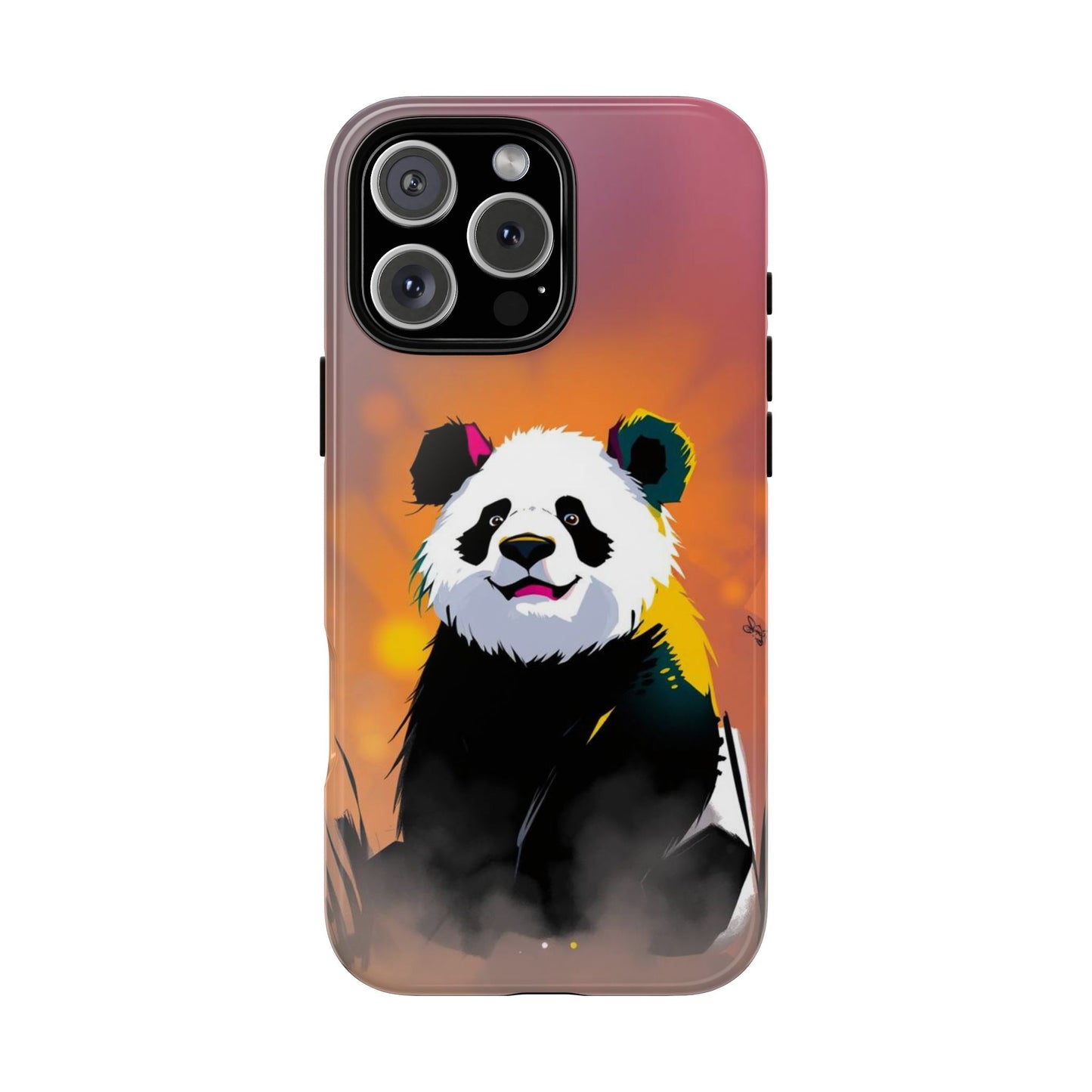 Pop Art Panda Design Phone Case