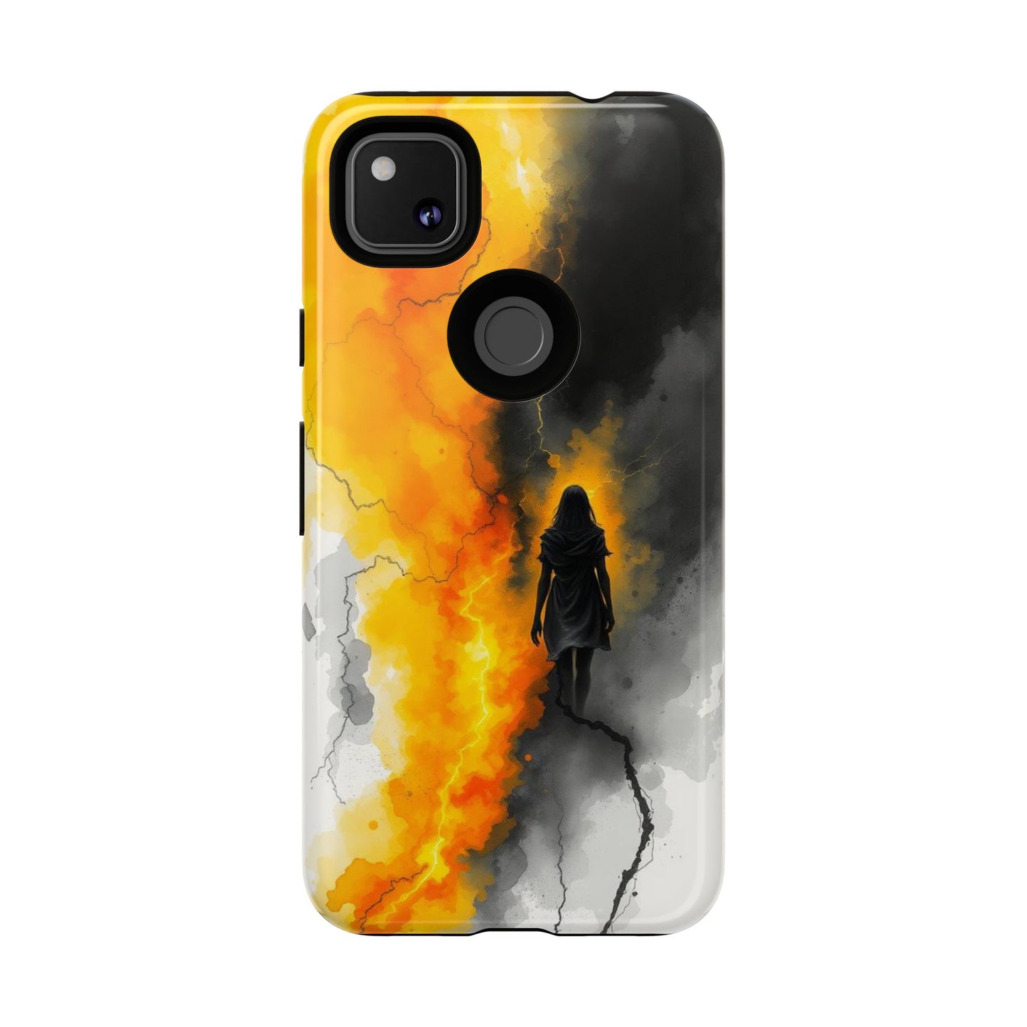 Watercolour Gothic Silhouette of a Woman Phone Case