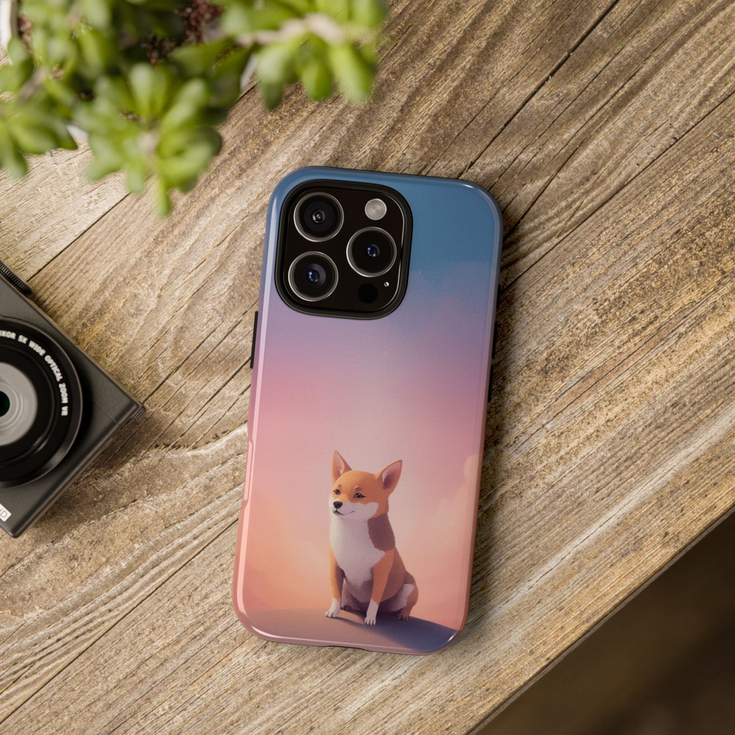 Cute Dog & Cloud Design "Good Doggo" Phone Case