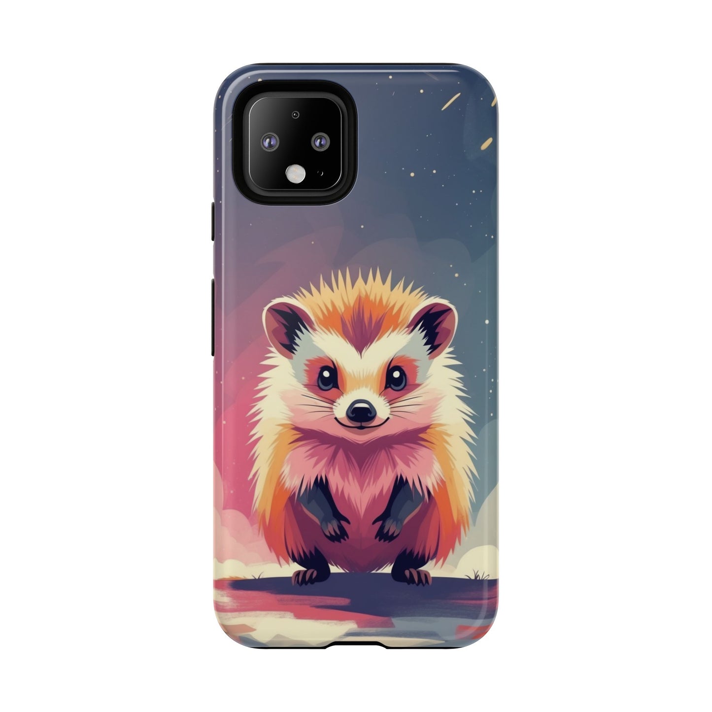 Stylised Hedgehog Design Phone Case