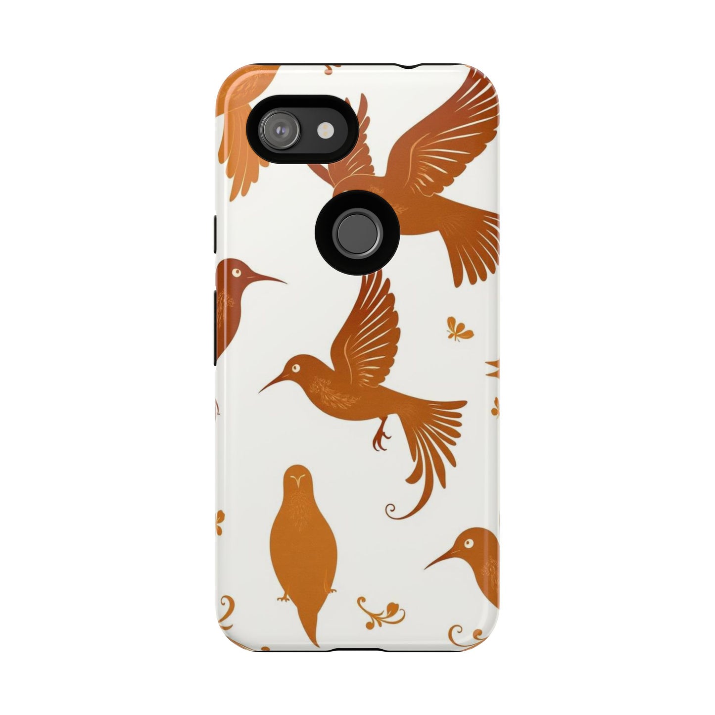 Abstract Bird Pattern Phone Case