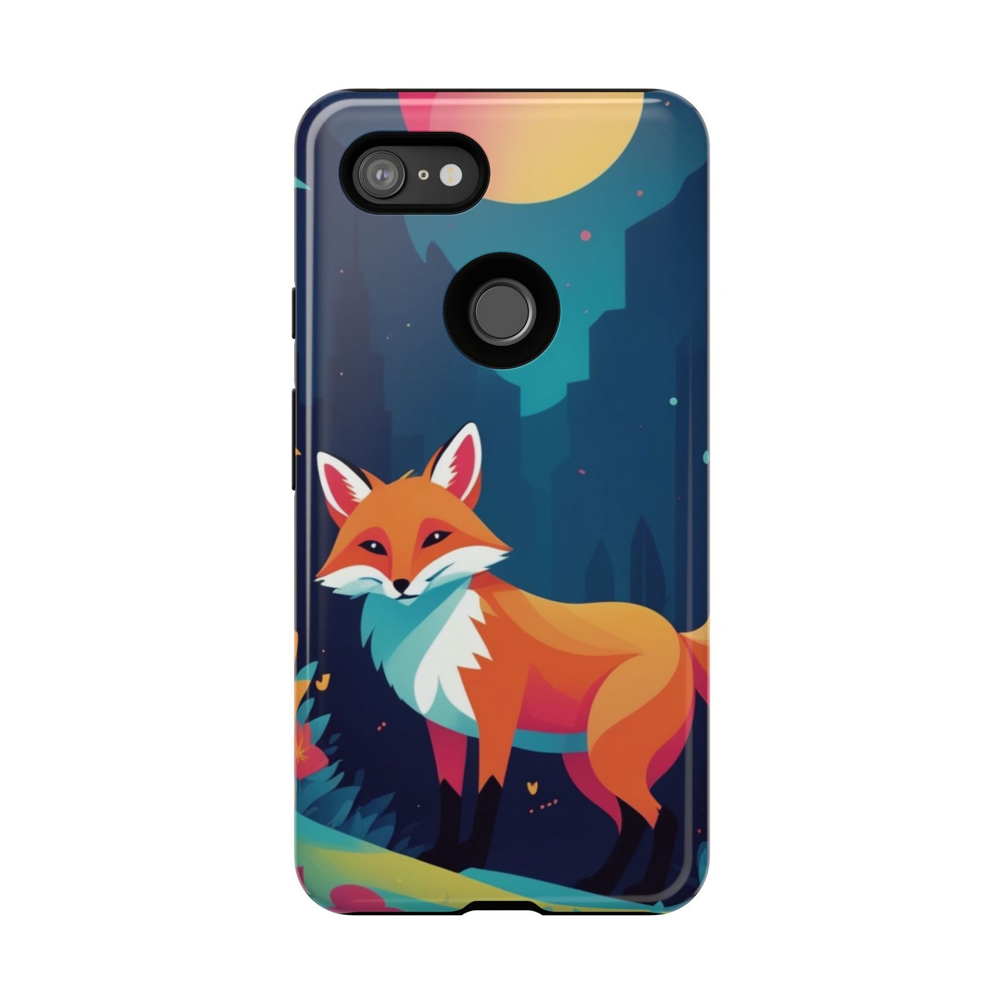 Stylised Fox Design Phone Case