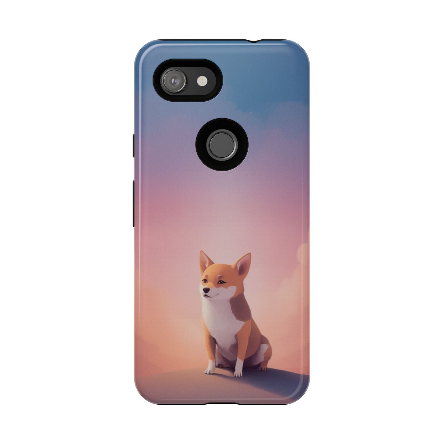 Cute Dog & Cloud Design "Good Doggo" Phone Case