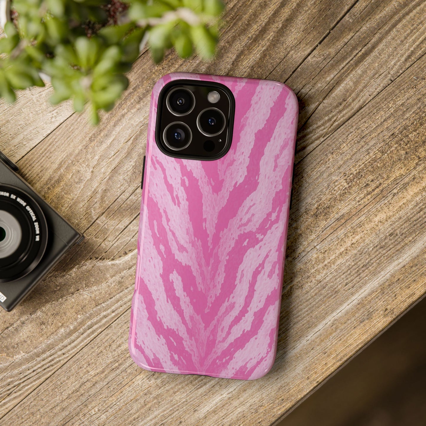 Blush Tiger Print Phone Case