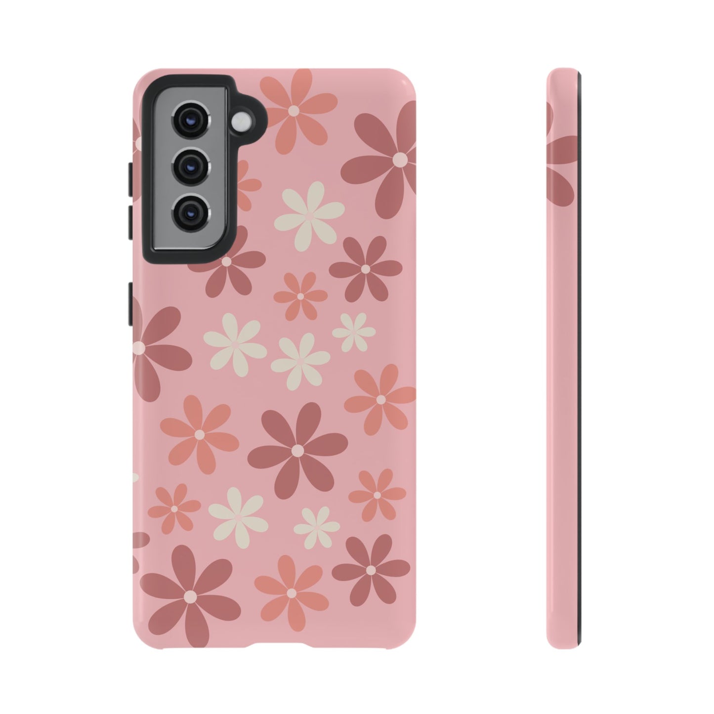 'Pink Floral Pattern' Phone Case