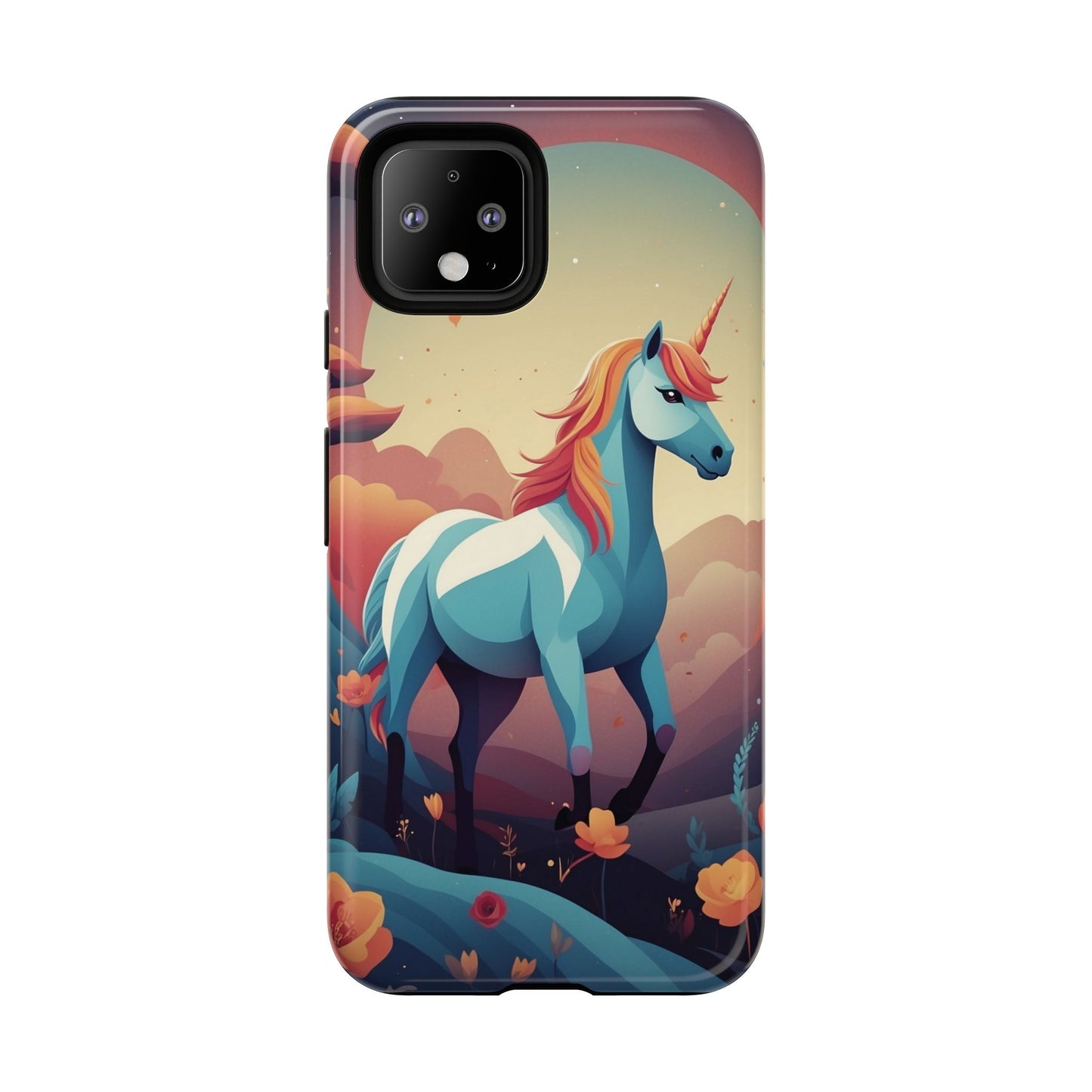 Stylised Unicorn Design Phone Case
