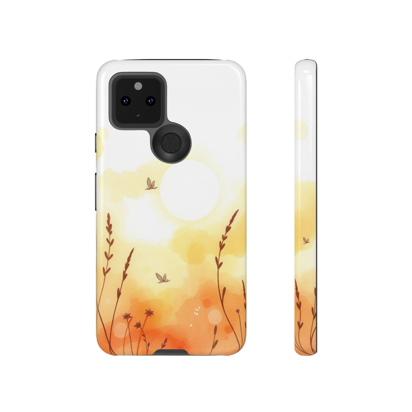 Boho Chic Watercolour Wildflower Pattern Phone Case
