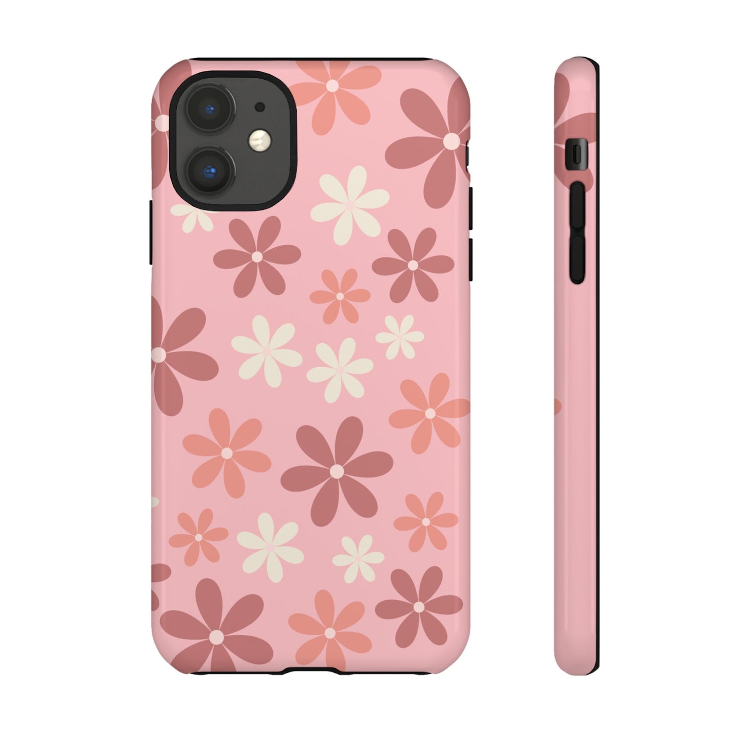 'Pink Floral Pattern' Phone Case