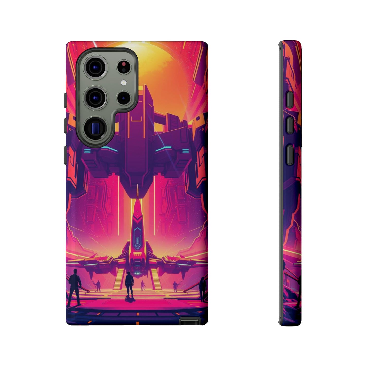Alien Landing Pad Design Phone Case