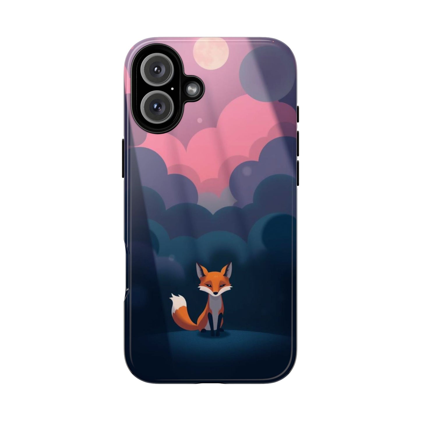 Moody Pop Art Fox Design Phone Case