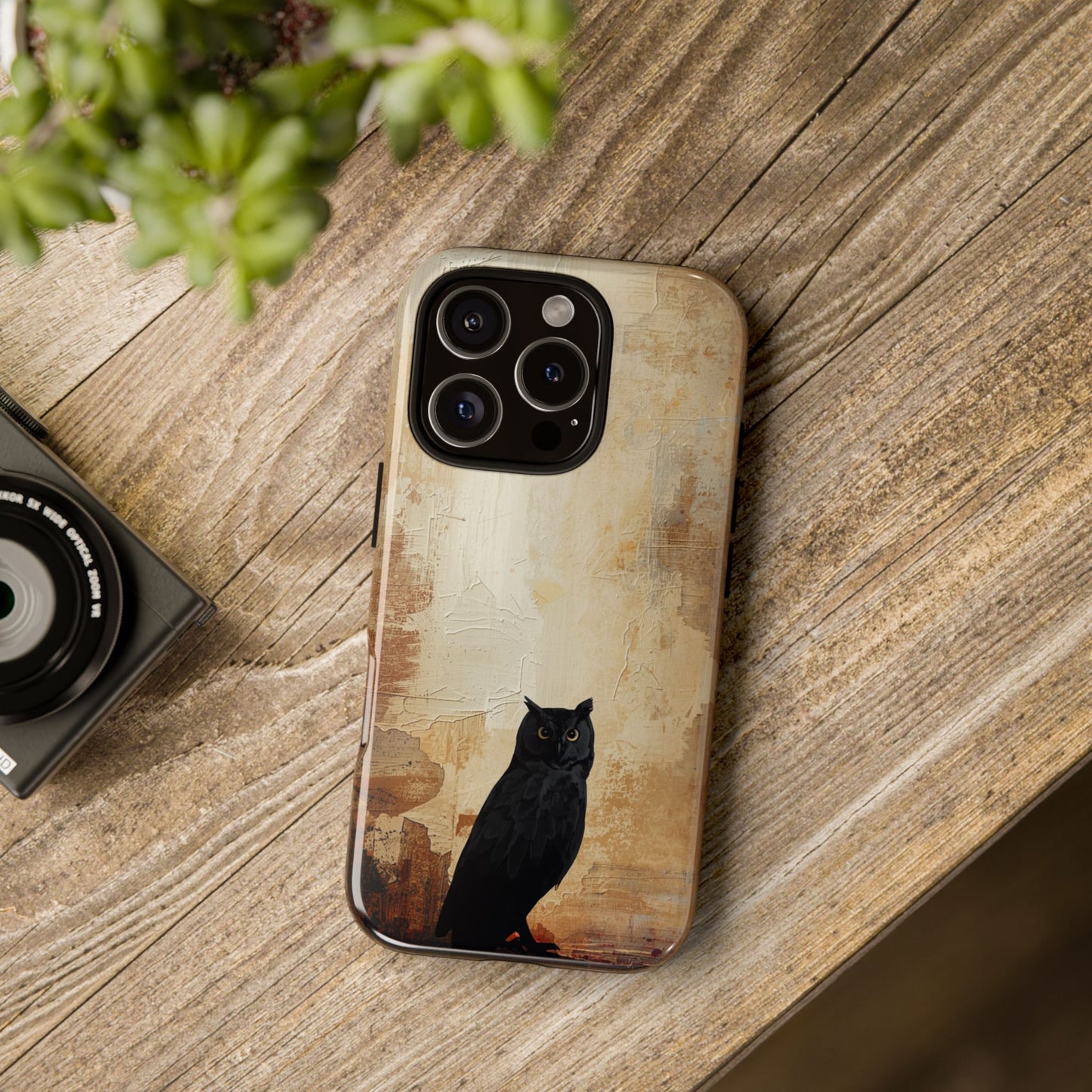 Beautiful Abstract Owl Design Phone Case