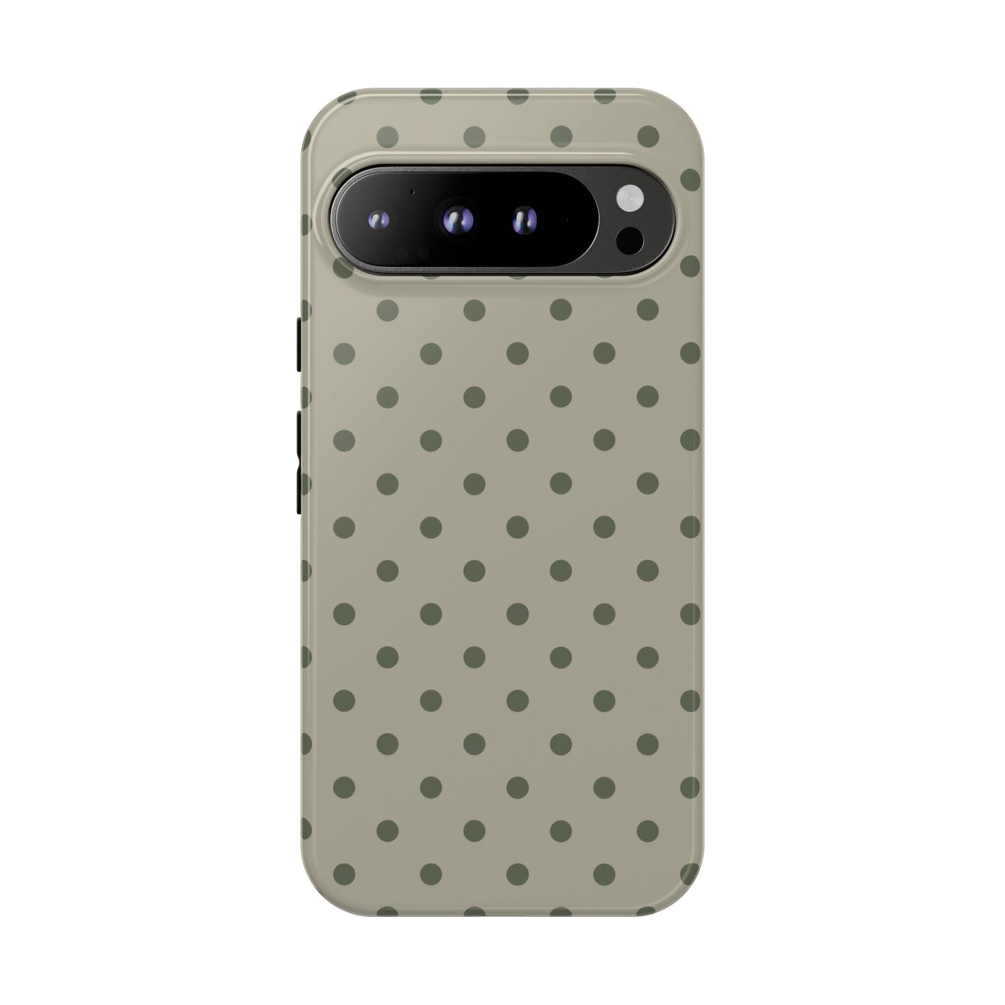 Green & Dark Green Dot Pattern Phone Case
