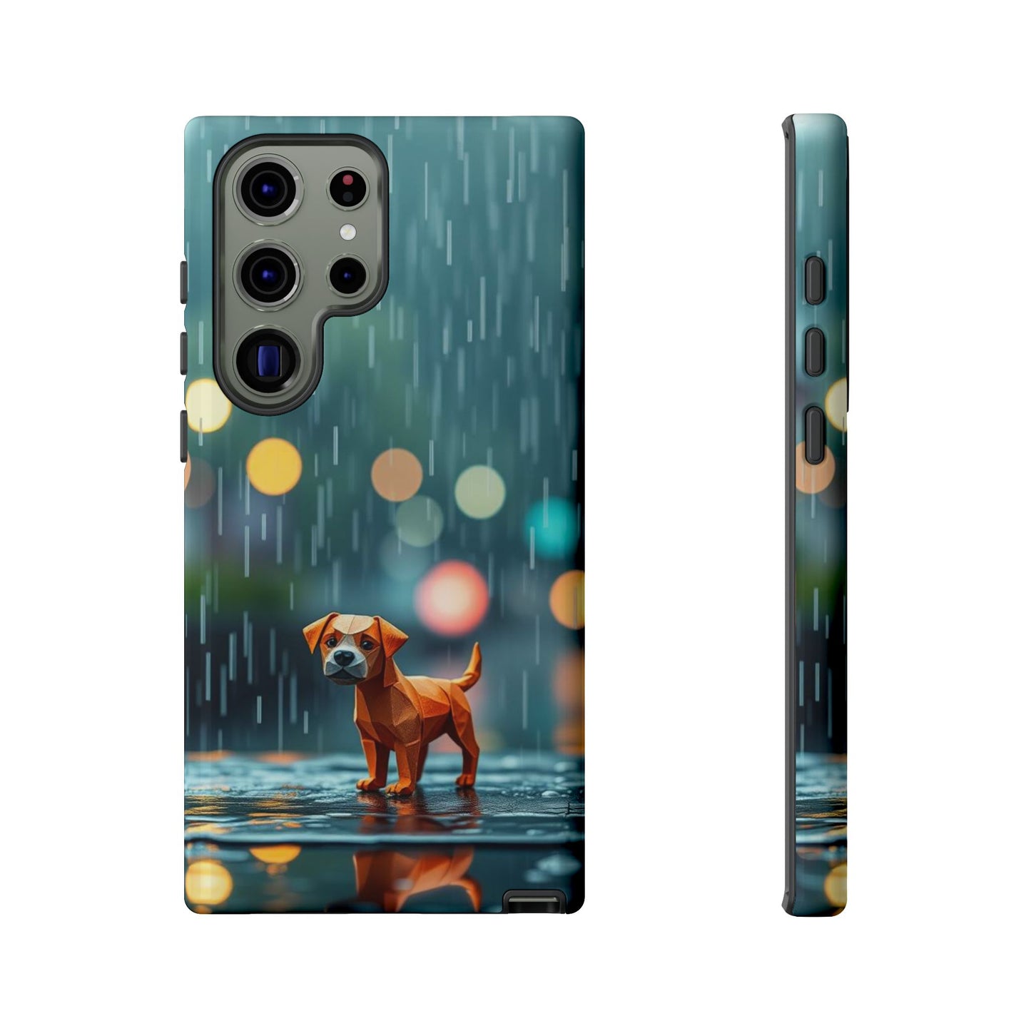 Origami 'Soggy Dog' Design Phone Case