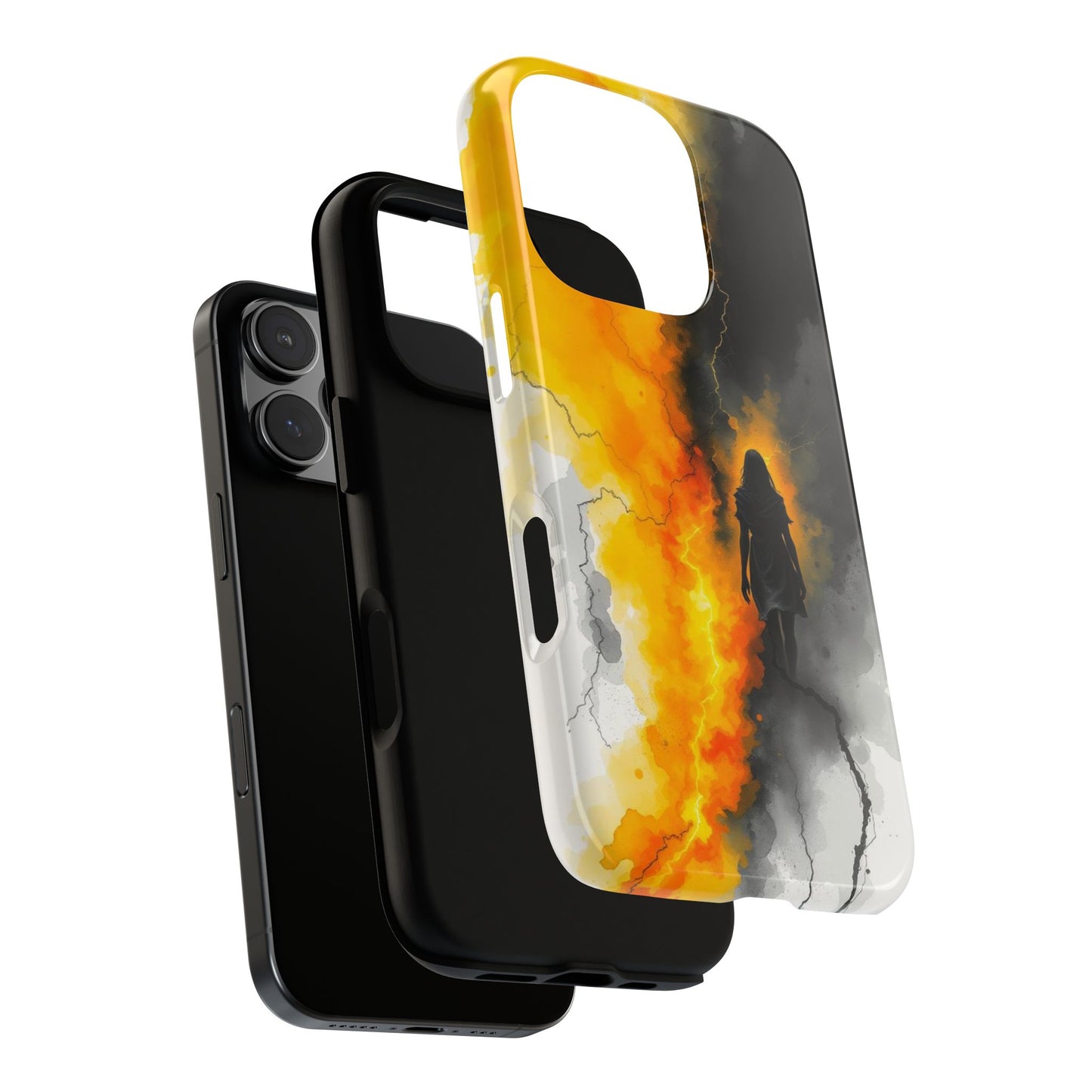 Watercolour Gothic Silhouette of a Woman Phone Case
