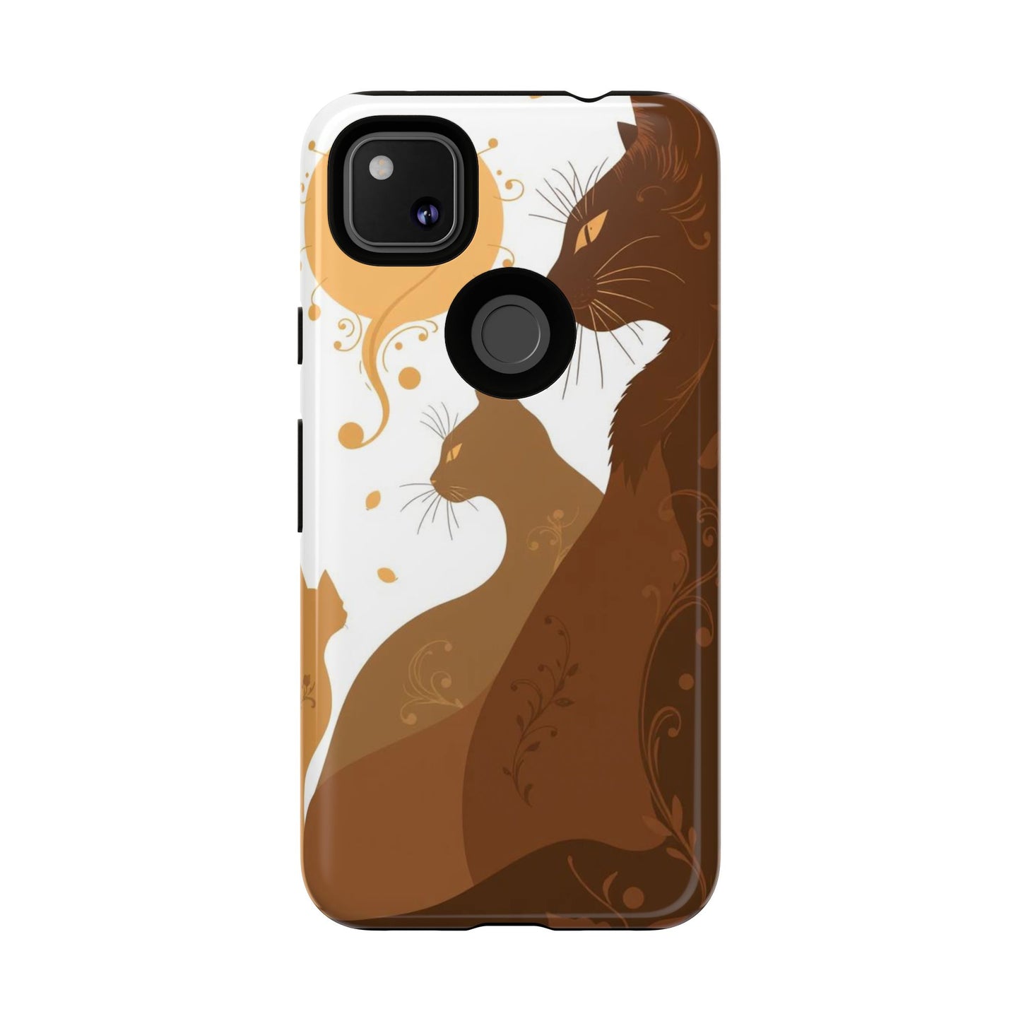 Abstract Cat Pattern Design Phone Case
