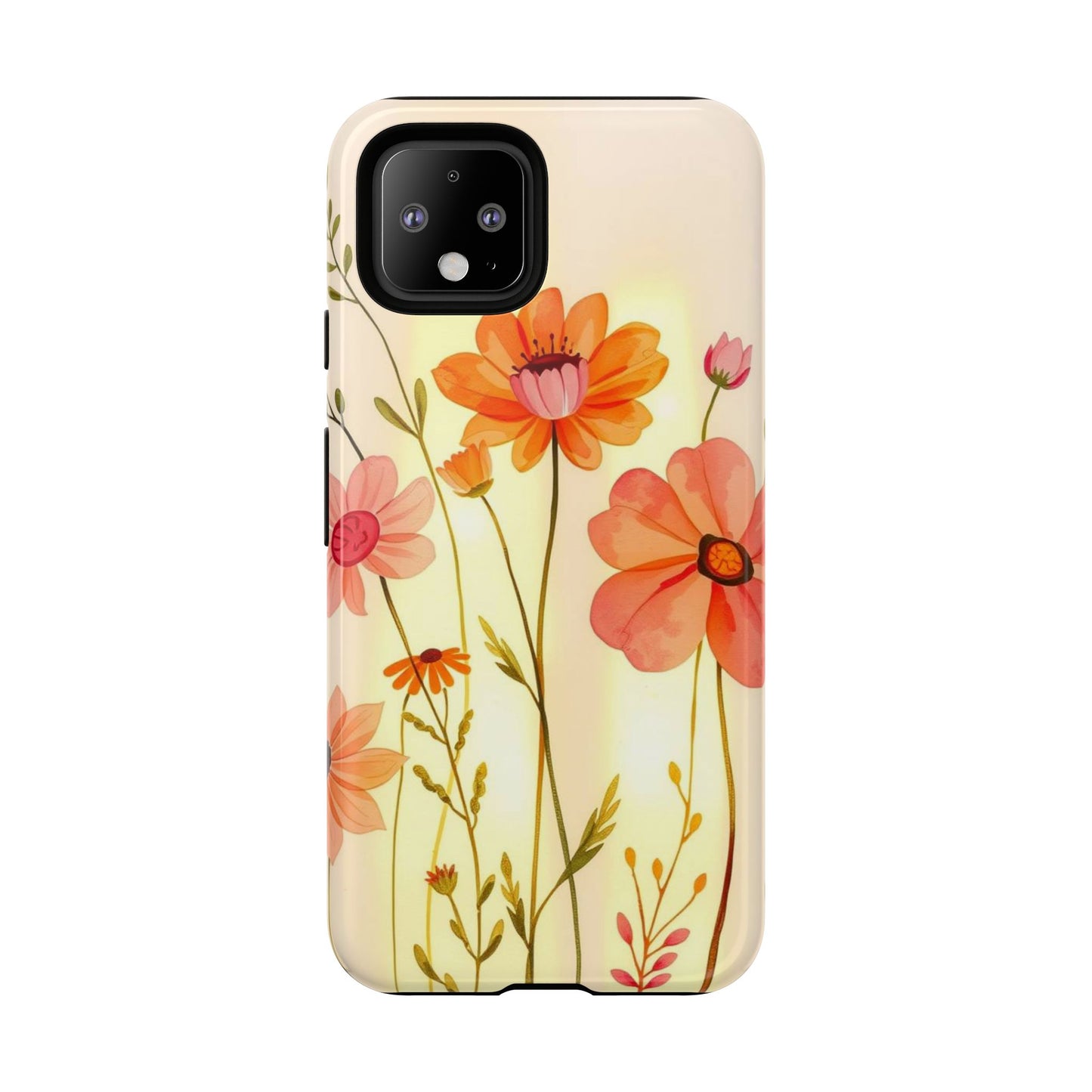 Watercolour Bunch of Wildflowers Design Phone Case