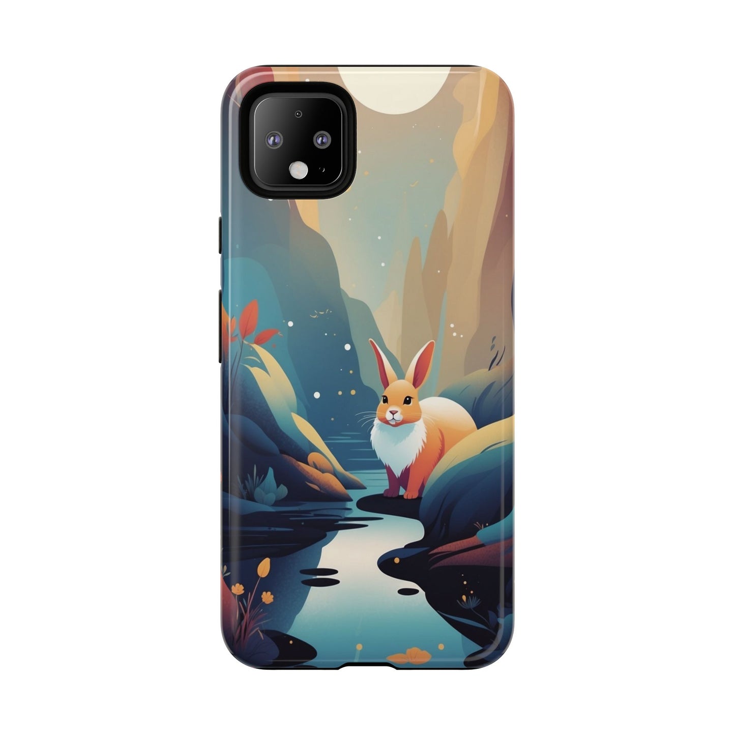 Stylised Rabbit Design Phone Case