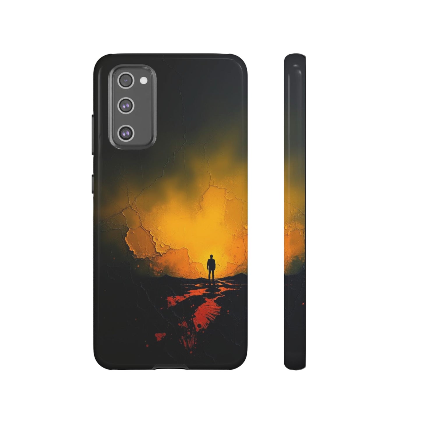 Acrylic Mysterious Figure Phone Case
