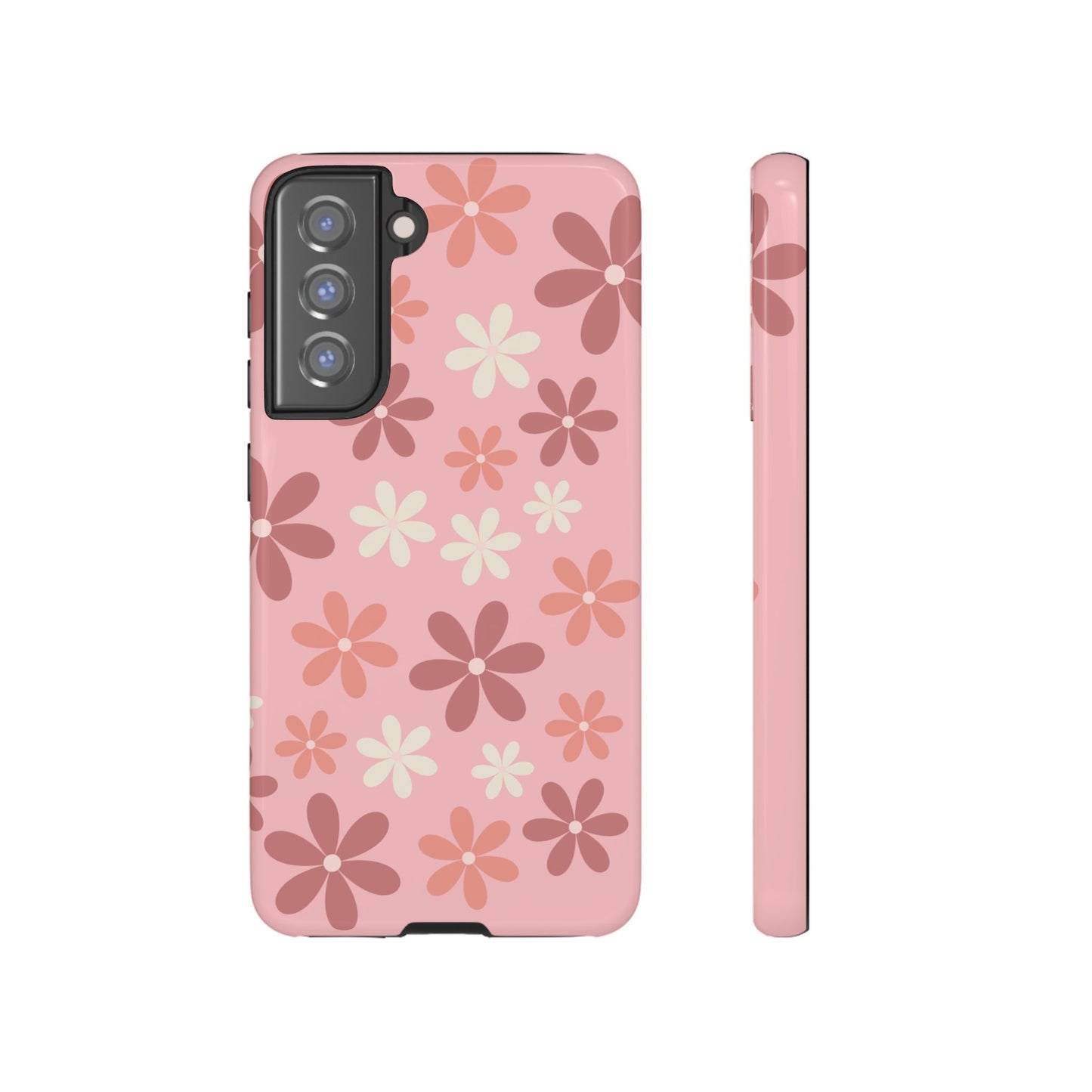 'Pink Floral Pattern' Phone Case