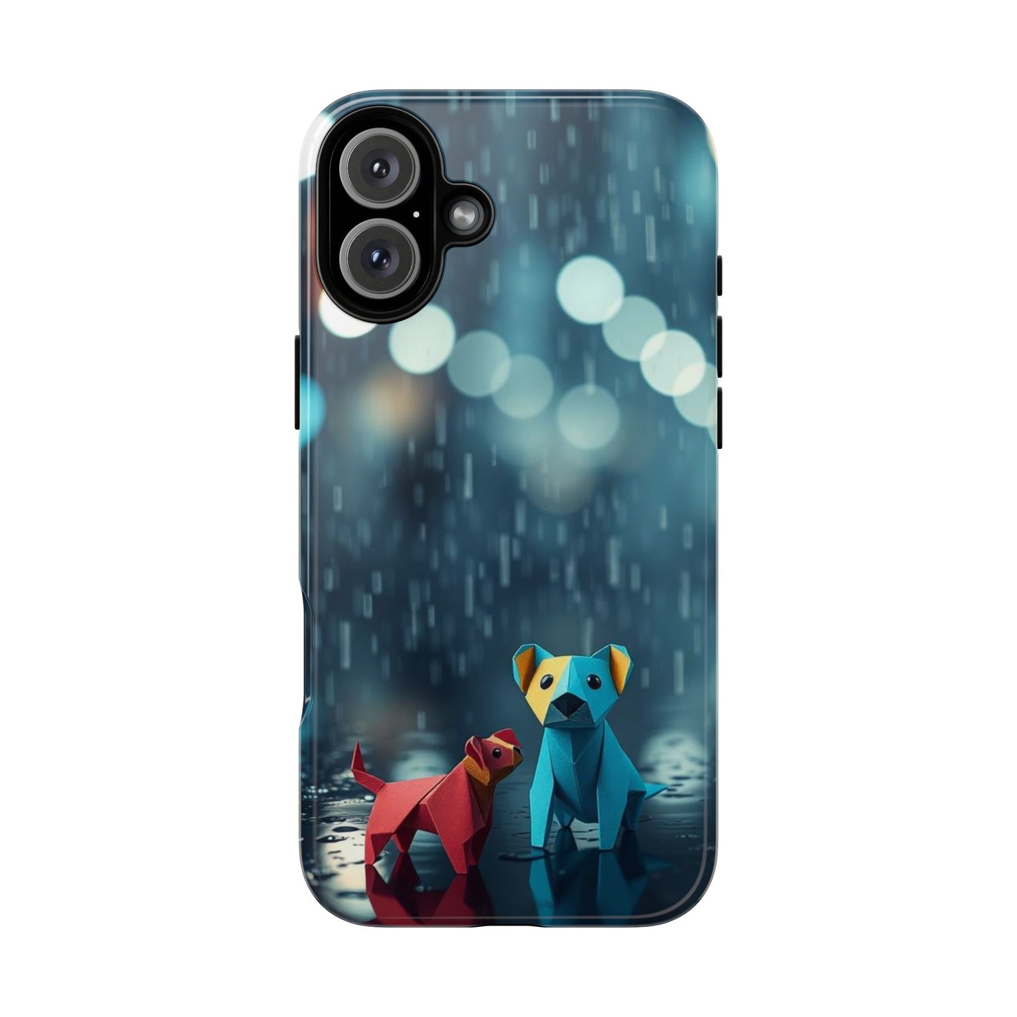 Origami 'Wee Pals' Design Phone Case