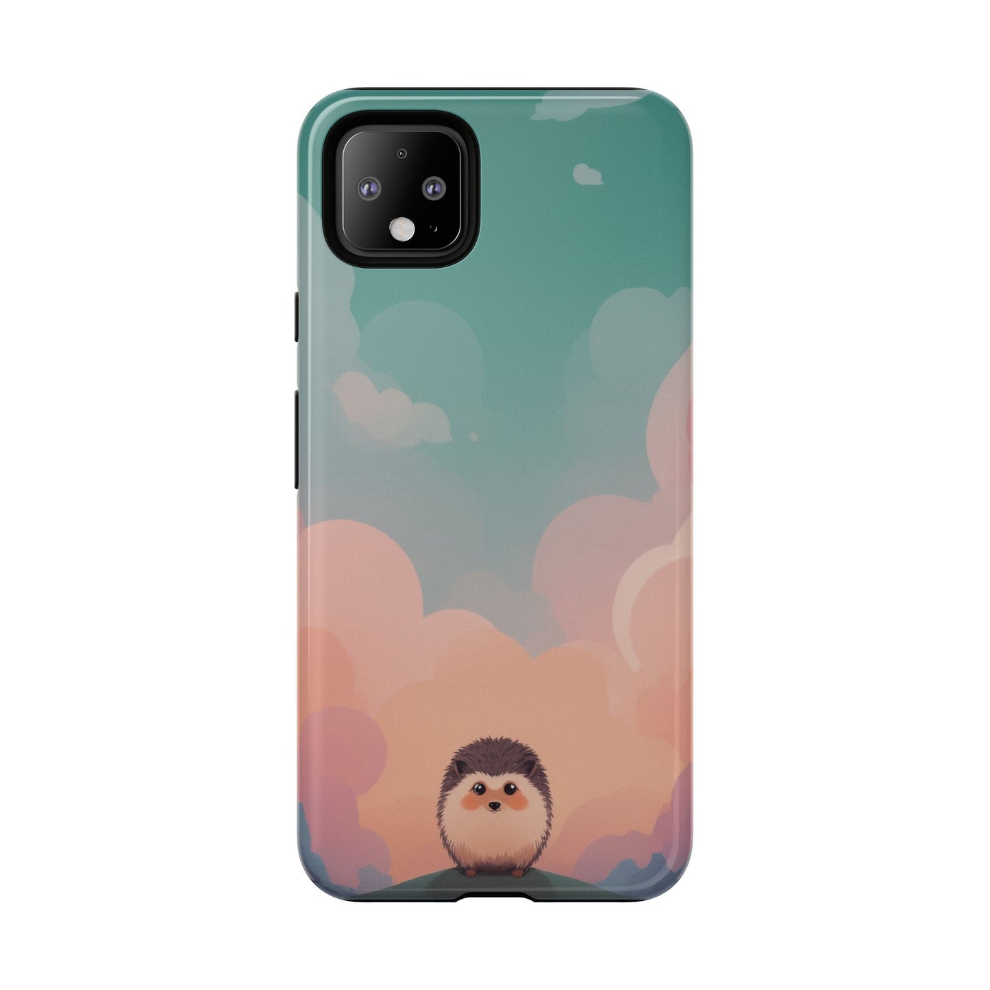 Cute Hedgehog & Cloud Design Phone Case