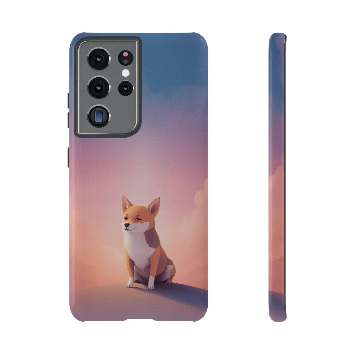 Cute Dog & Cloud Design "Good Doggo" Phone Case